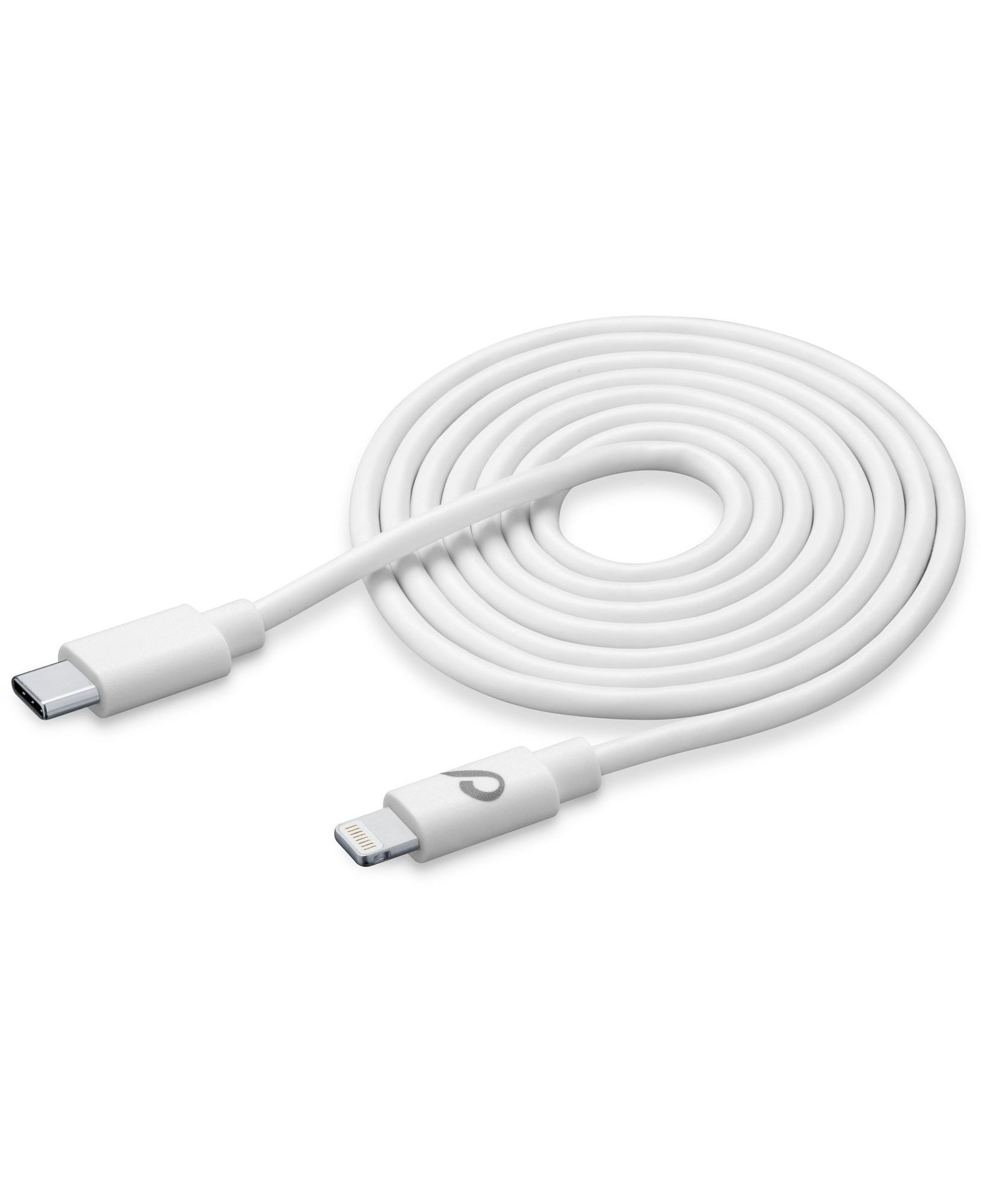 Cellularline Power Cable 200cm - USB-C to Lightning - Cellularline