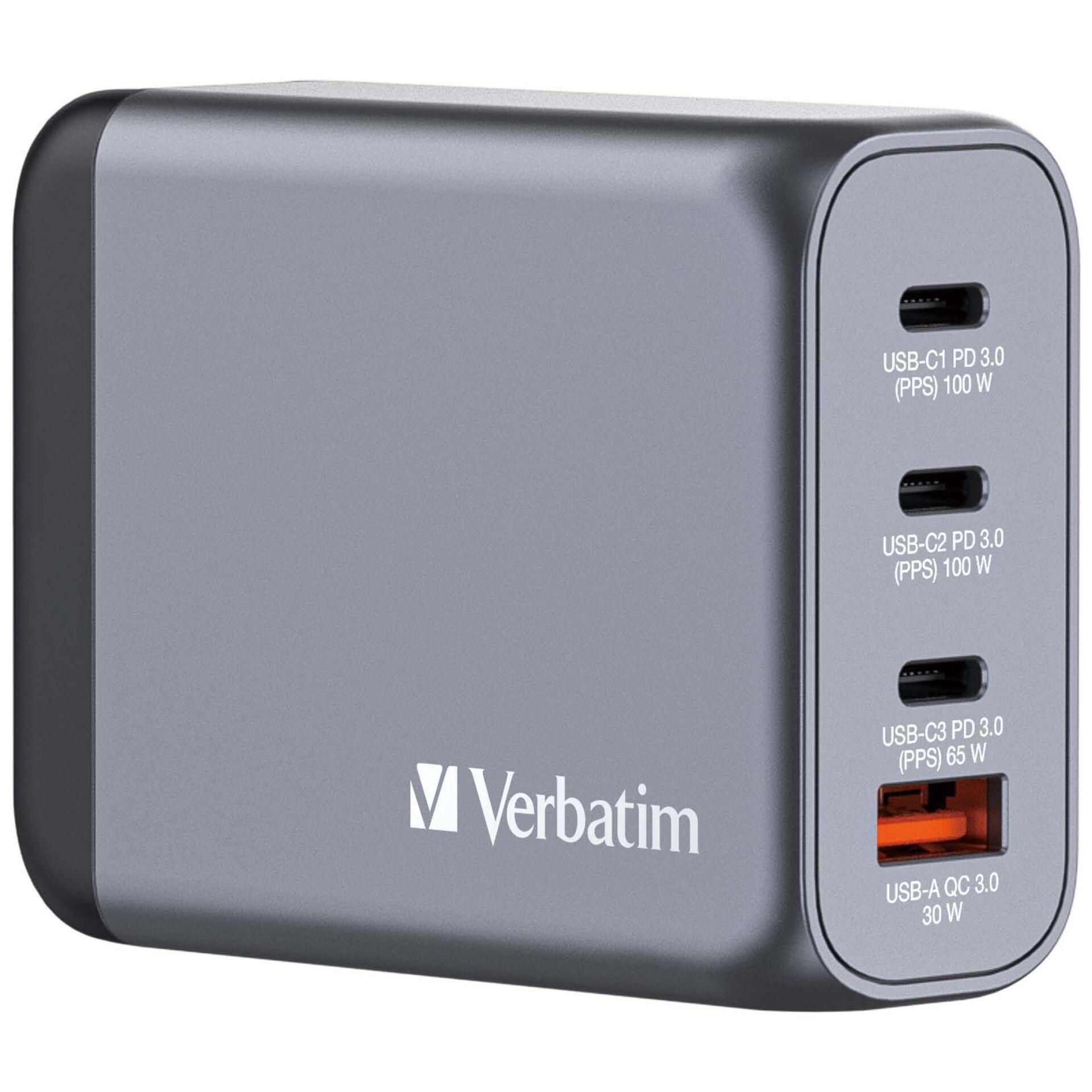 Verbatim GNC-100 Universale Nero, Grigio AC Ricarica rapida Interno -