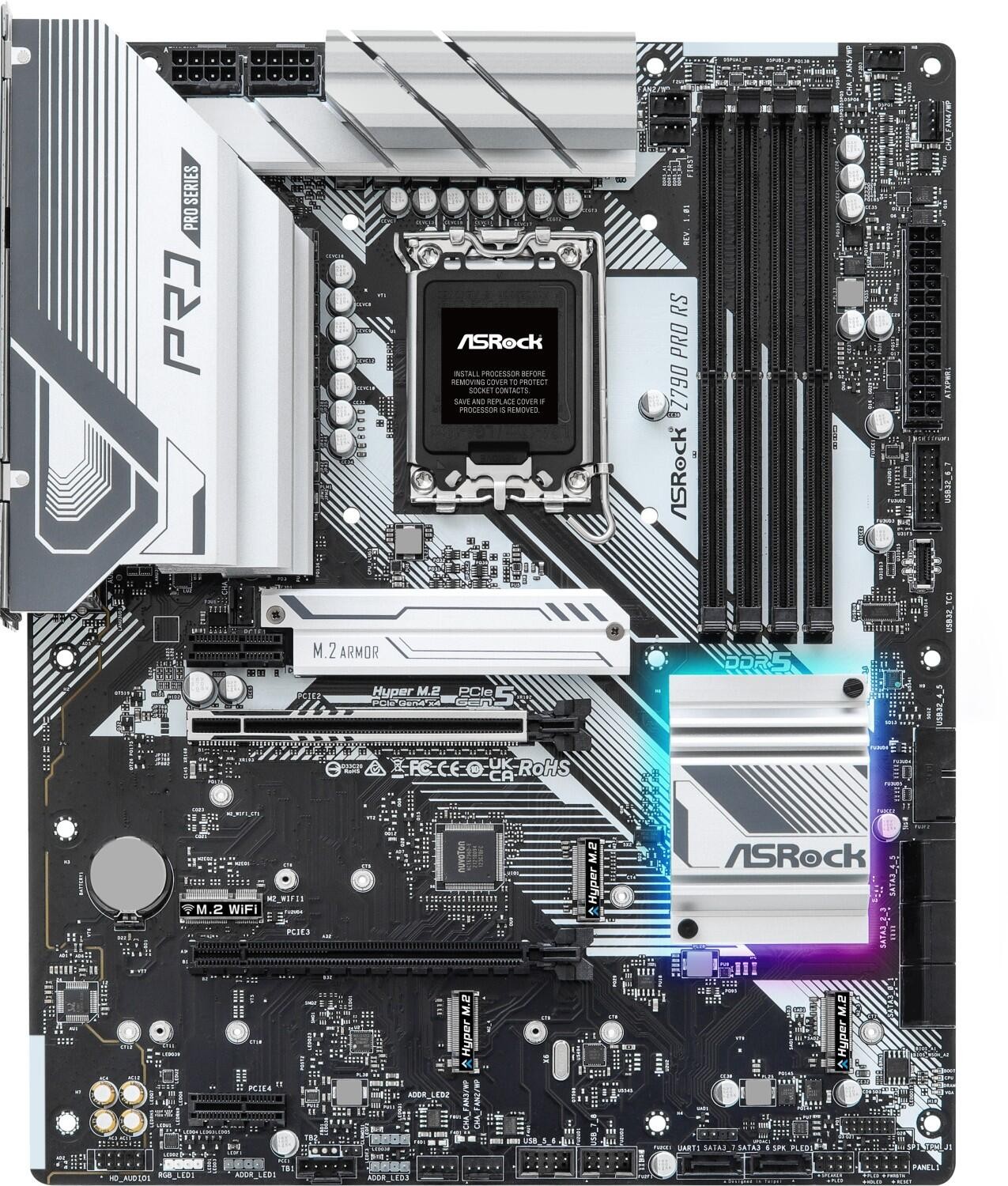 Asrock Z790 Pro RS Intel Z790 LGA 1700 ATX - Asrock Z790 Pro RS,