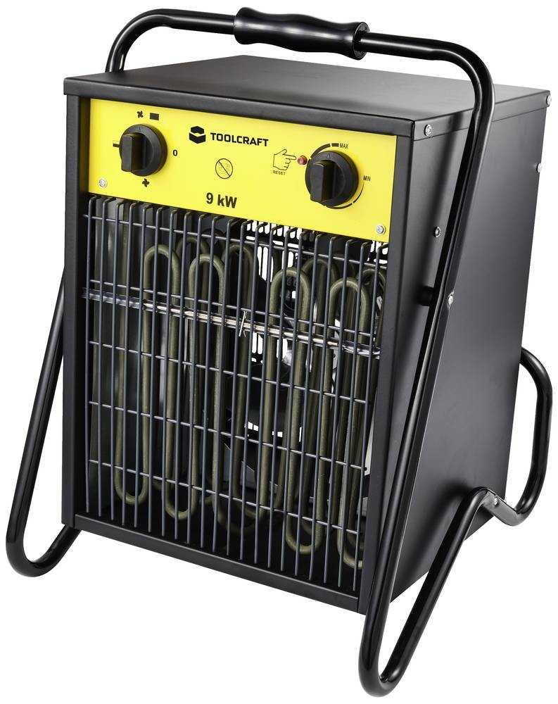 TOOLCRAFT TO-8578338 Bauheizer 9000W noir/Gelb