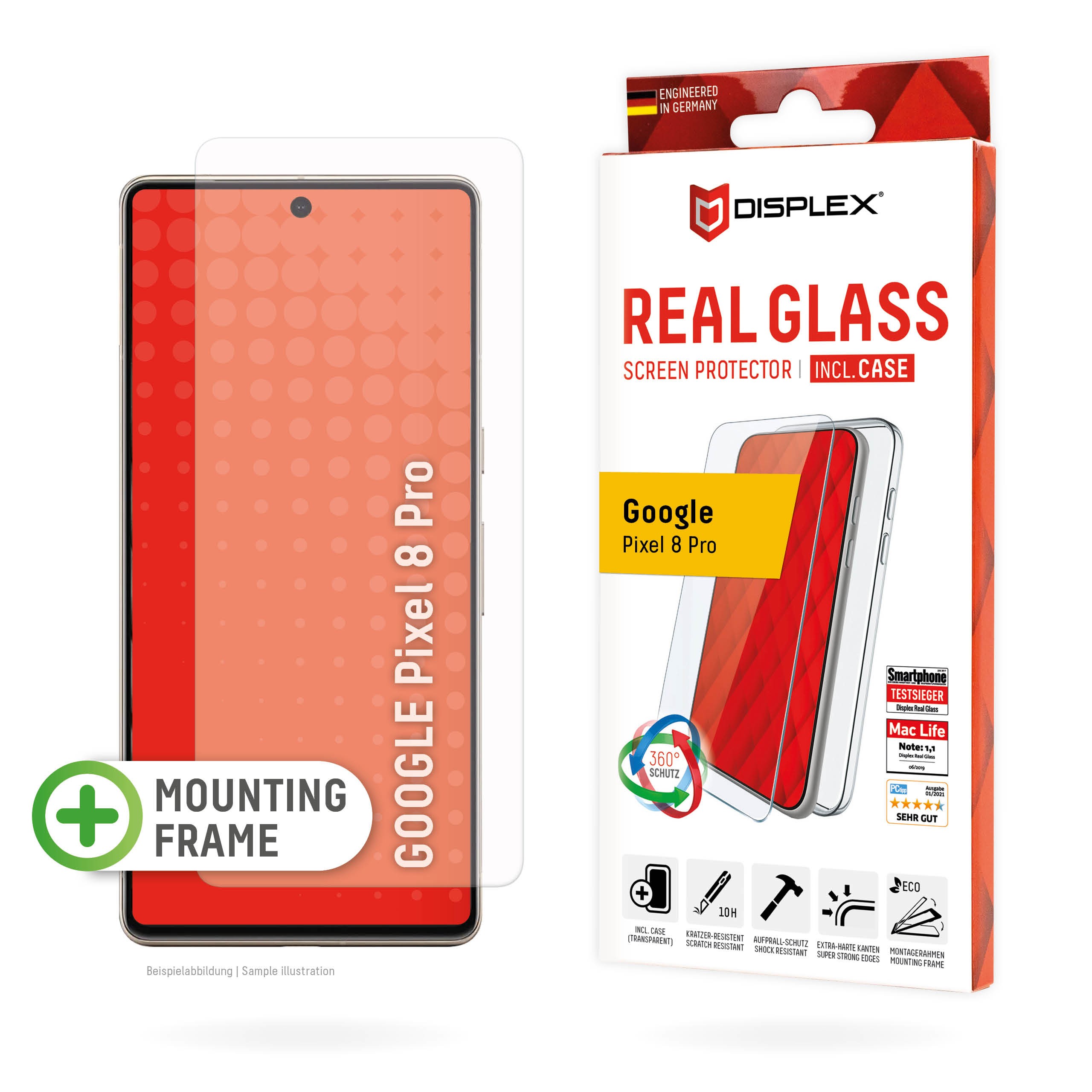 Displex 01893 écran et protection arrière de téléphones portables
