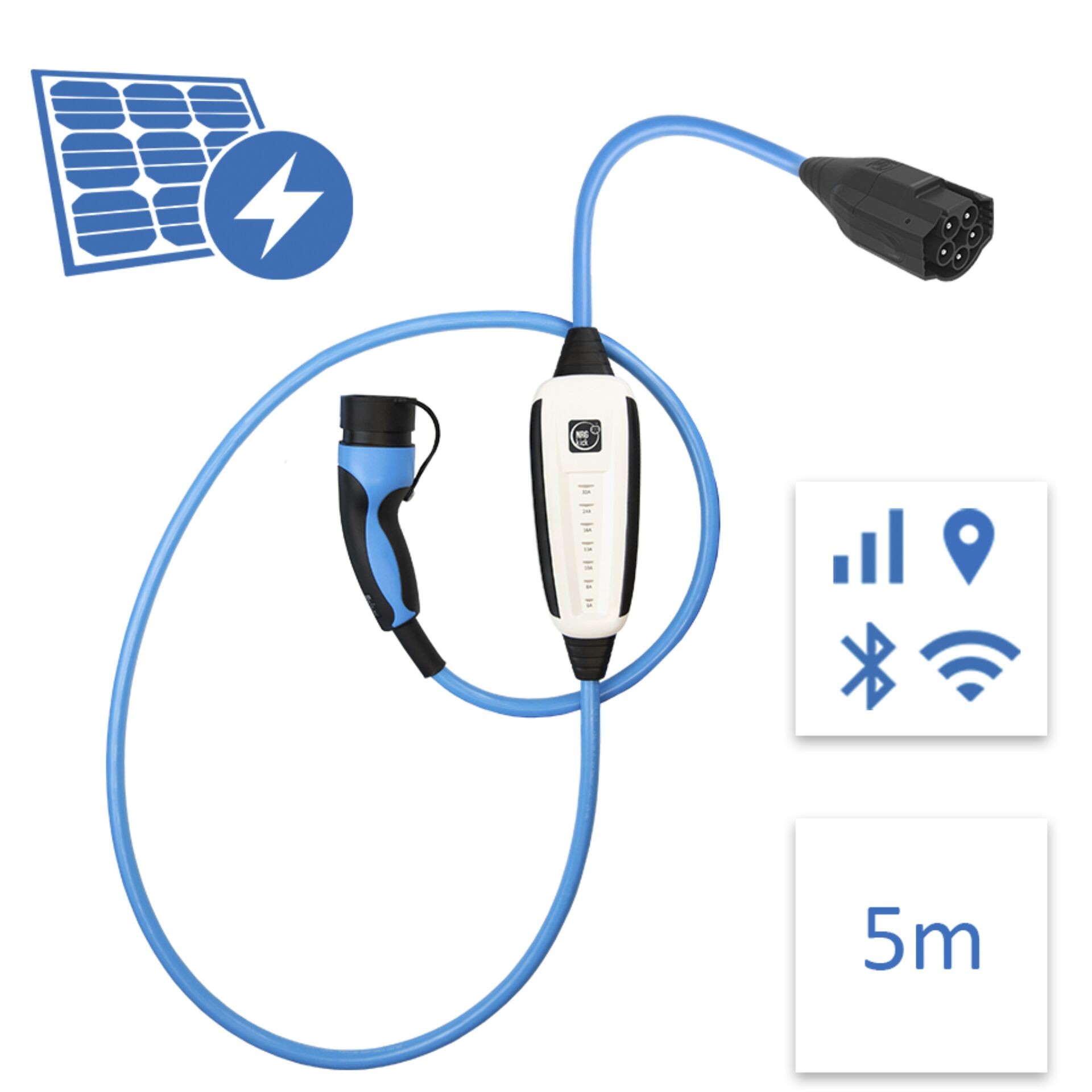 NRGkick 32A Pure for PV-Nutzer GSM/GPS/SIM 5m WiFi