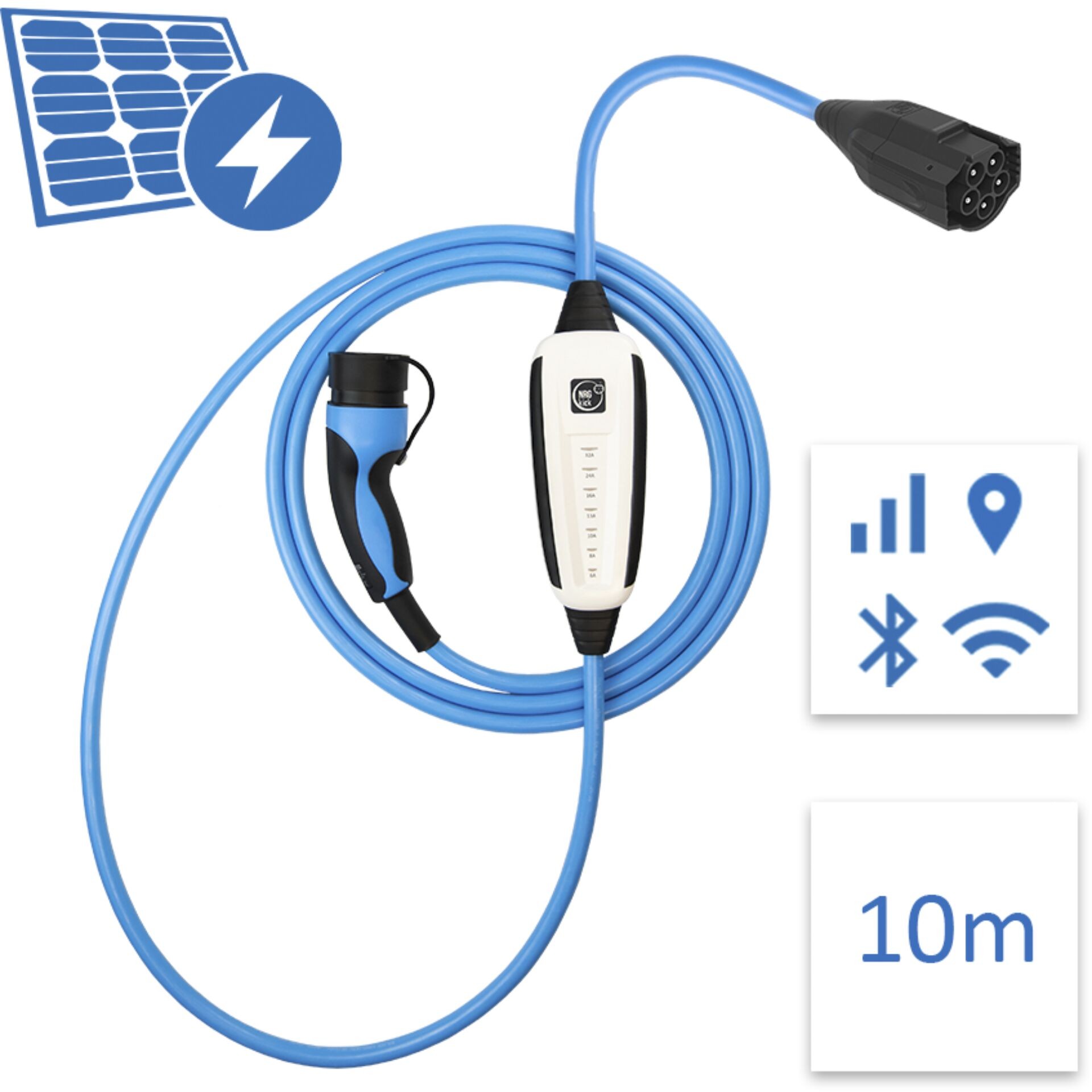 NRGkick 32A Pure para PV-Nutzer GSM/GPS/SIM 10m WiFi