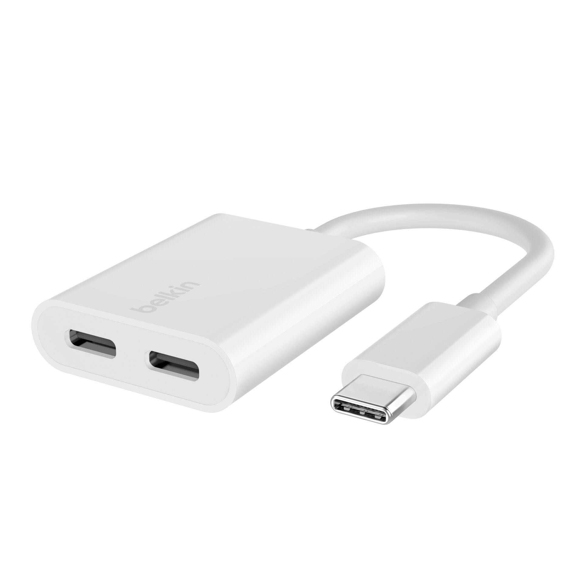 Belkin F7U081BTWH hub de interfaz USB Tipo C Blanco - Belkin