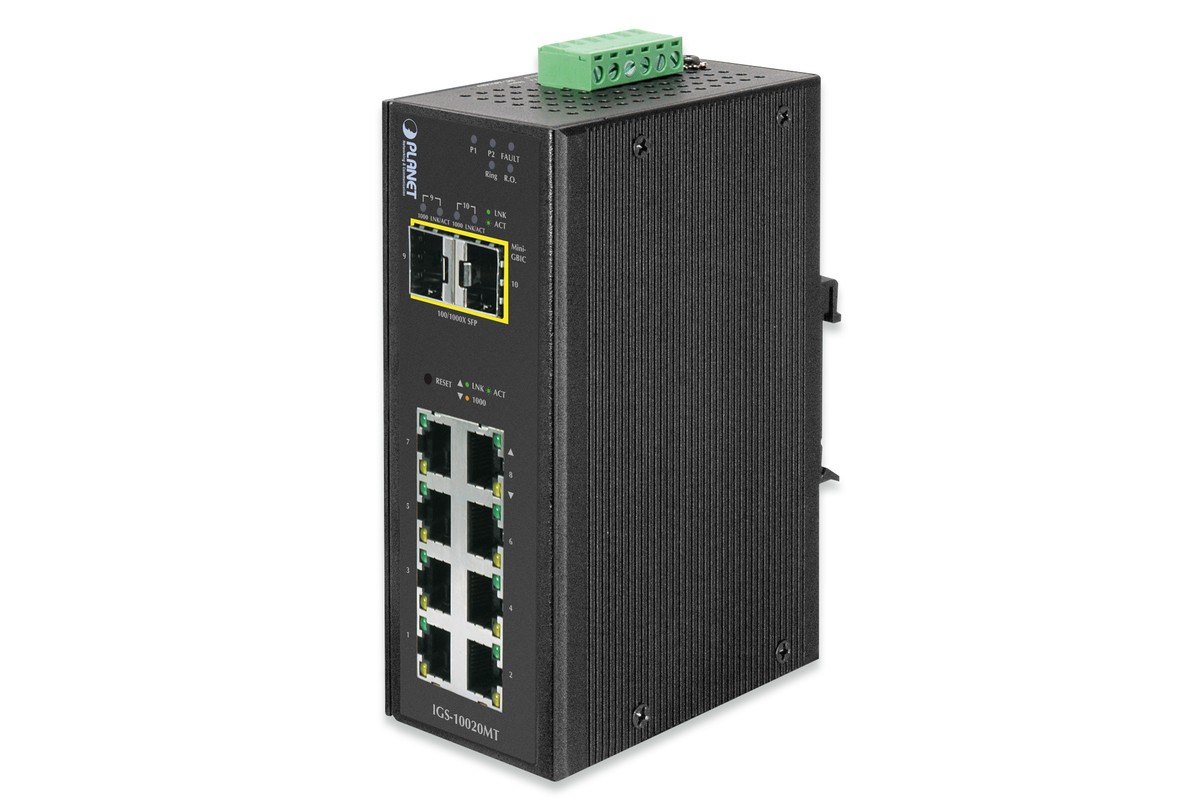 PLANET IGS-10020MT commutateur réseau Géré L2+ Gigabit Ethernet (