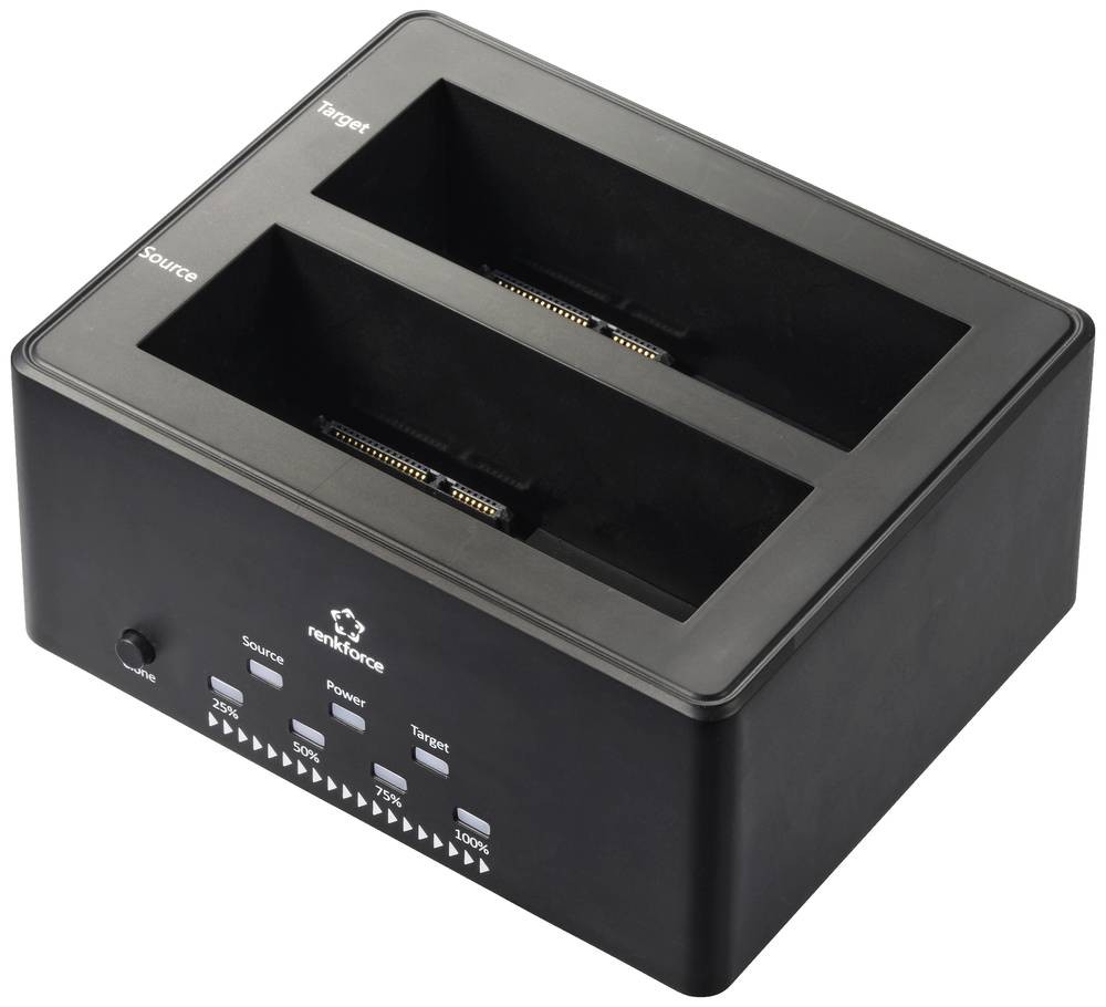 Renkforce RF-5576398 USB-A (USB 3.2 Gen 1) SATA 2 Port Festplatten-