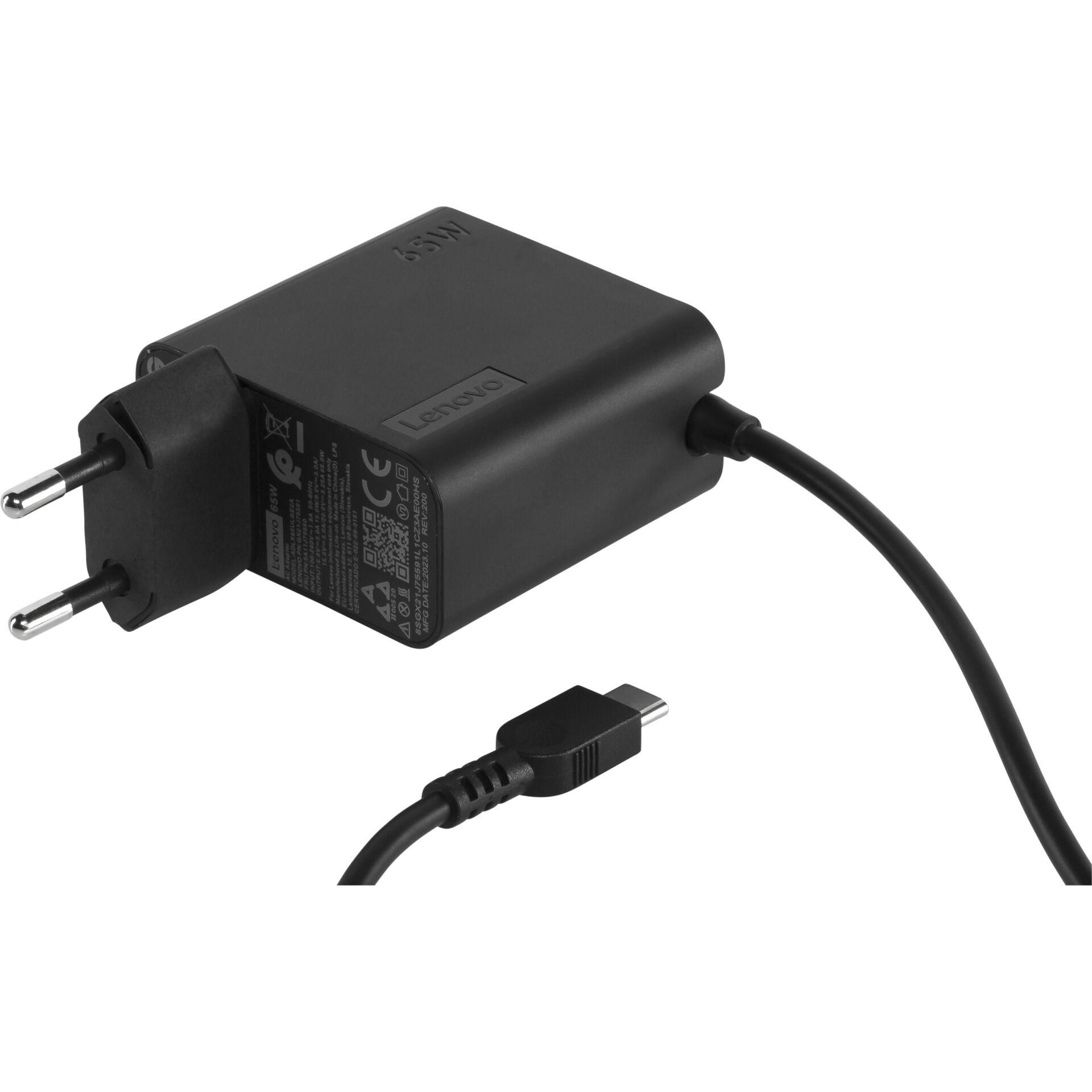 Lenovo GX21L58555 power adapter/inverter Indoor 65 W Black - Lenovo