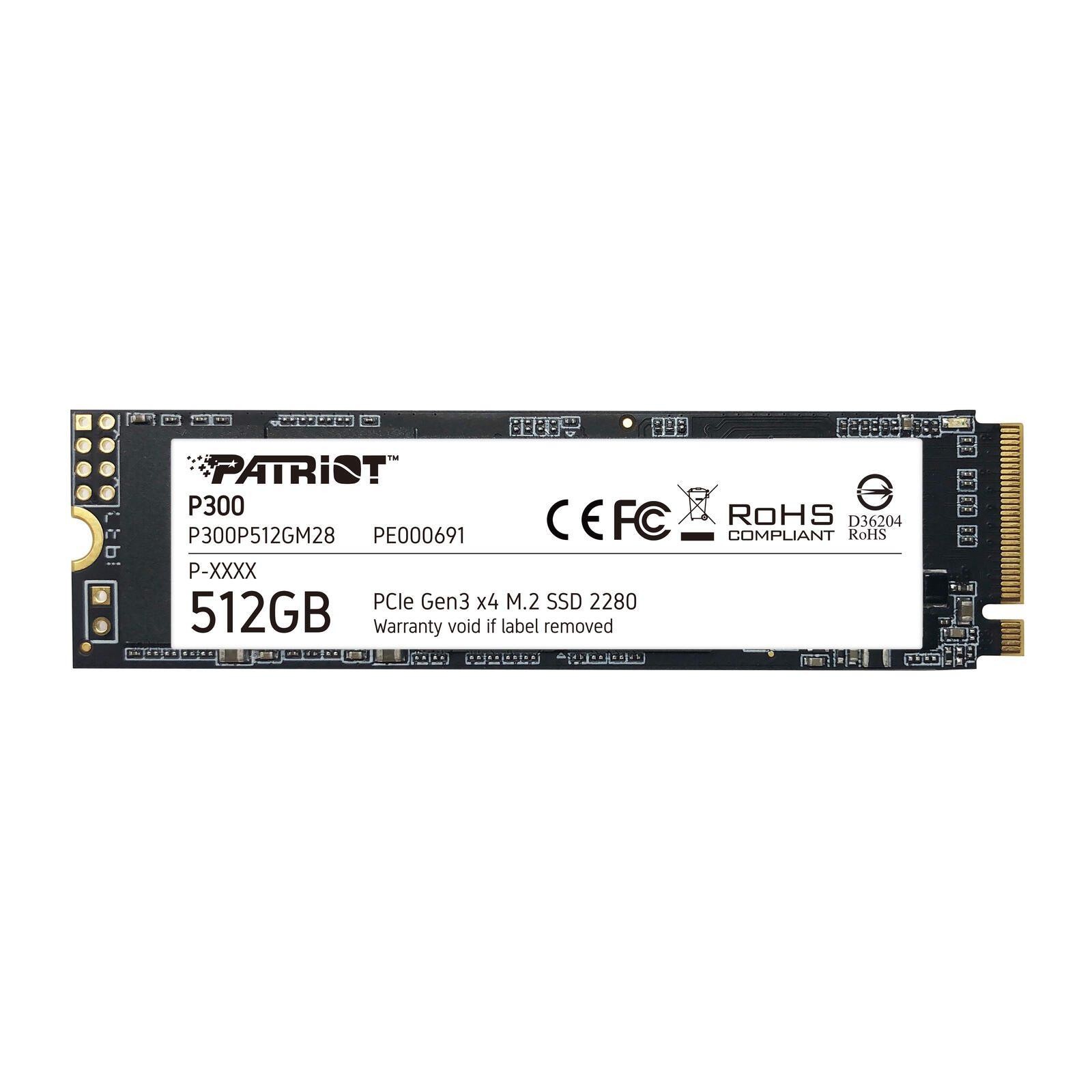 Patriot Memory P300P512GM28 internal solid state drive 512 GB M.2 PCI