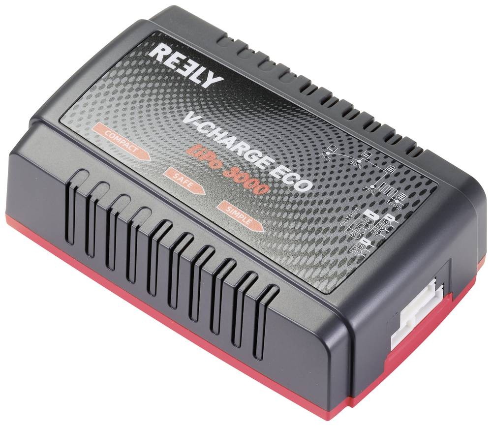 Reely V-CHARGE ECO LiPo 3000 Modellbau-Ladegerät 230V 3A LiPo