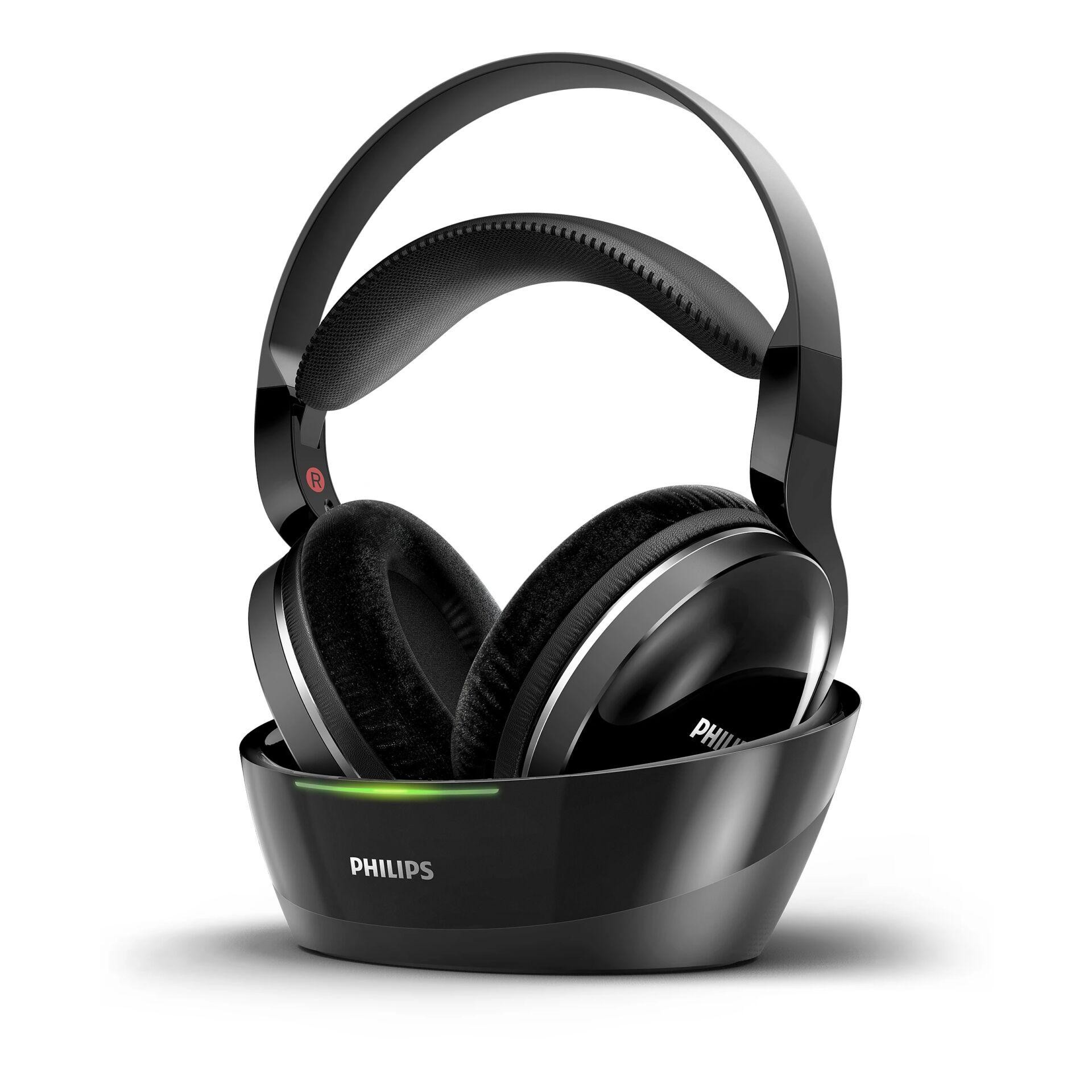 Philips SHD8850/12 headphones/headset Wireless Head-band Music Black -