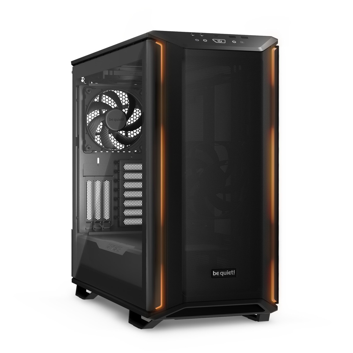 be quiet! Dark Base 701 Noir | Boîtier PC ARGB vitré, Mini ITX /