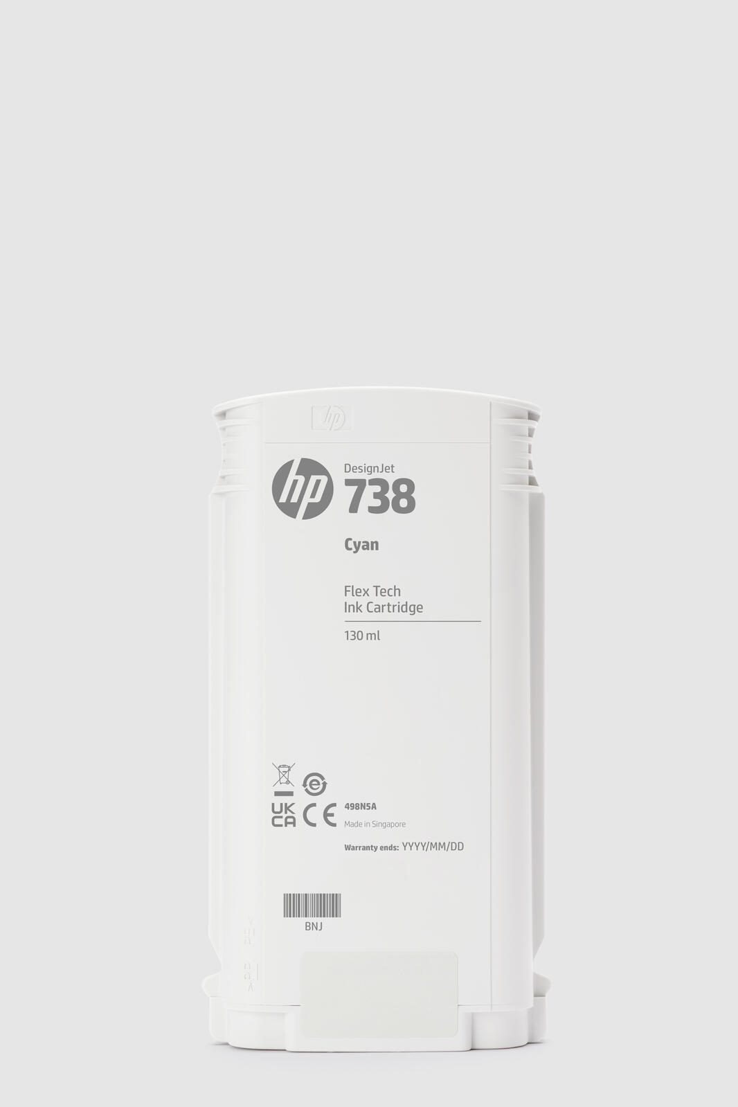 Hewlett Packard HP 738 130-ml Cyan DesignJet Tintenpatrone - Passend