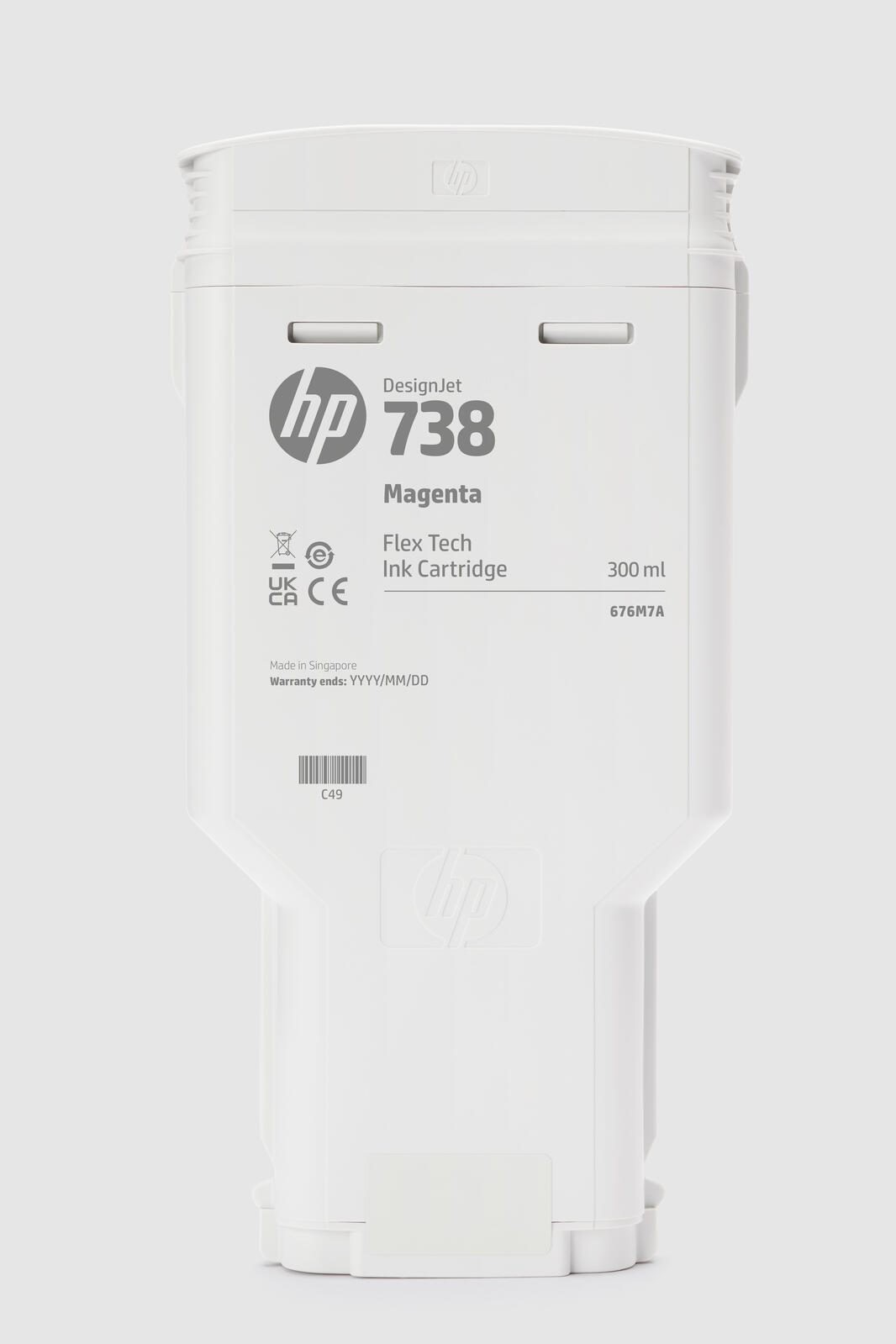 HP Cartouche dencre DesignJet 738, magenta, 300 ml - HP Cartouche