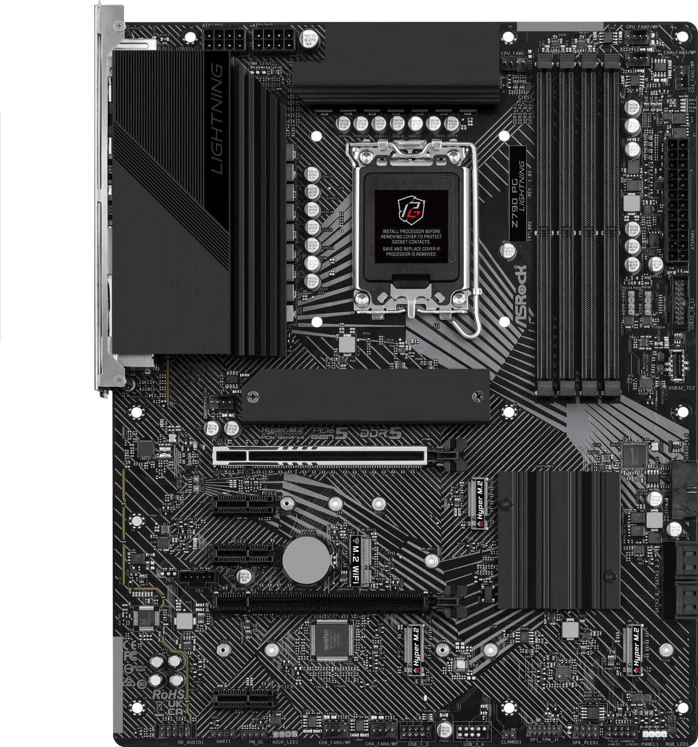 Asrock Z790 PG Lightning Intel Z790 LGA 1700 ATX - Asrock Z790 PG