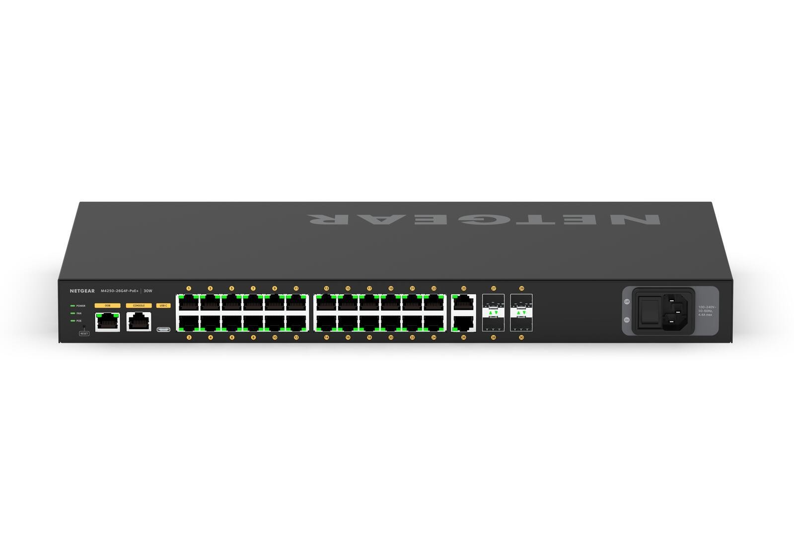 NETGEAR GSM4230P Managed L2/L3 Gigabit Ethernet (10/100/1000) Power