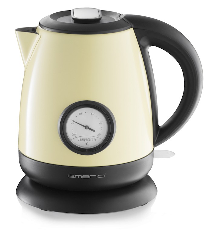 Emerio WK-109795.2 tetera eléctrica 1 L 2000 W Beige, Negro - Emerio