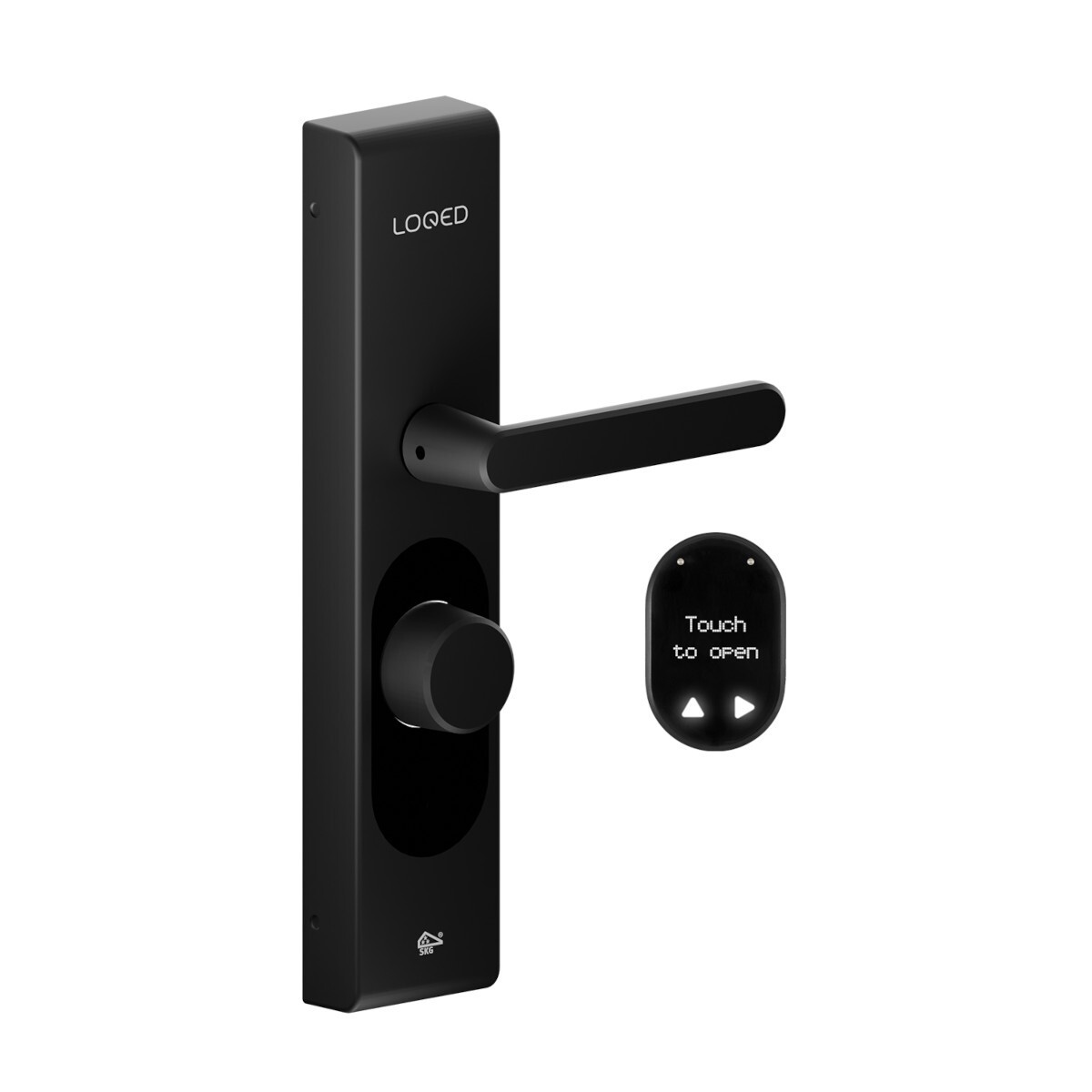 Shelly LOQED Touch Smart Lock Black Edition Türschlossantrieb, Türö