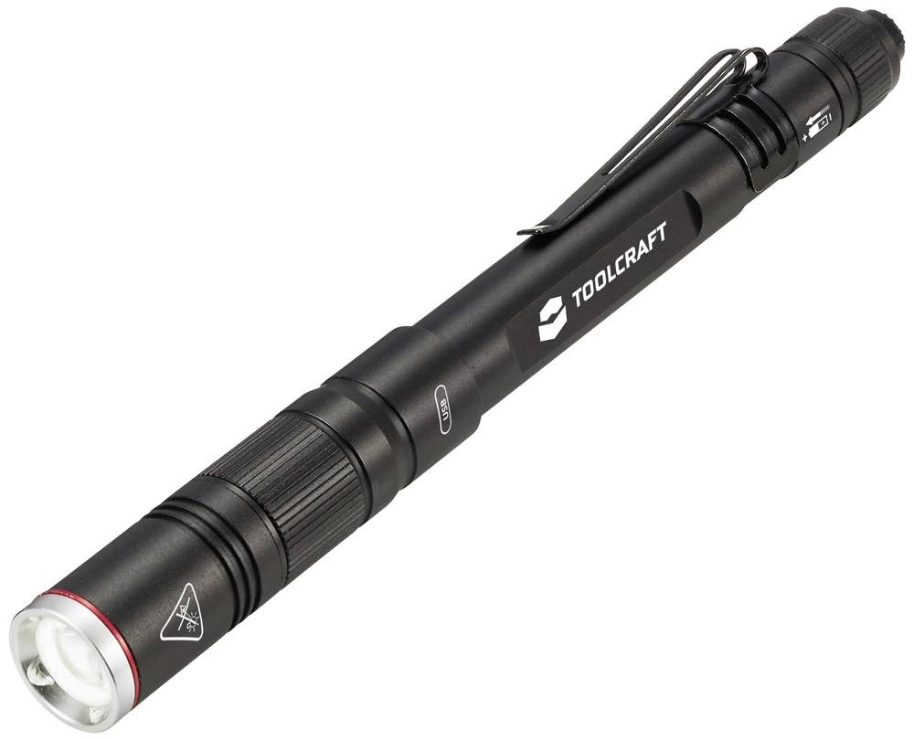 TOOLCRAFT TO-8254890 Penlight akkubetrieben SMD LED Schwarz