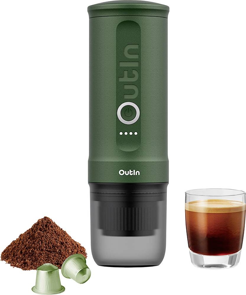 OutIn Nano Machine à expresso avec batterie rechargeable -grün