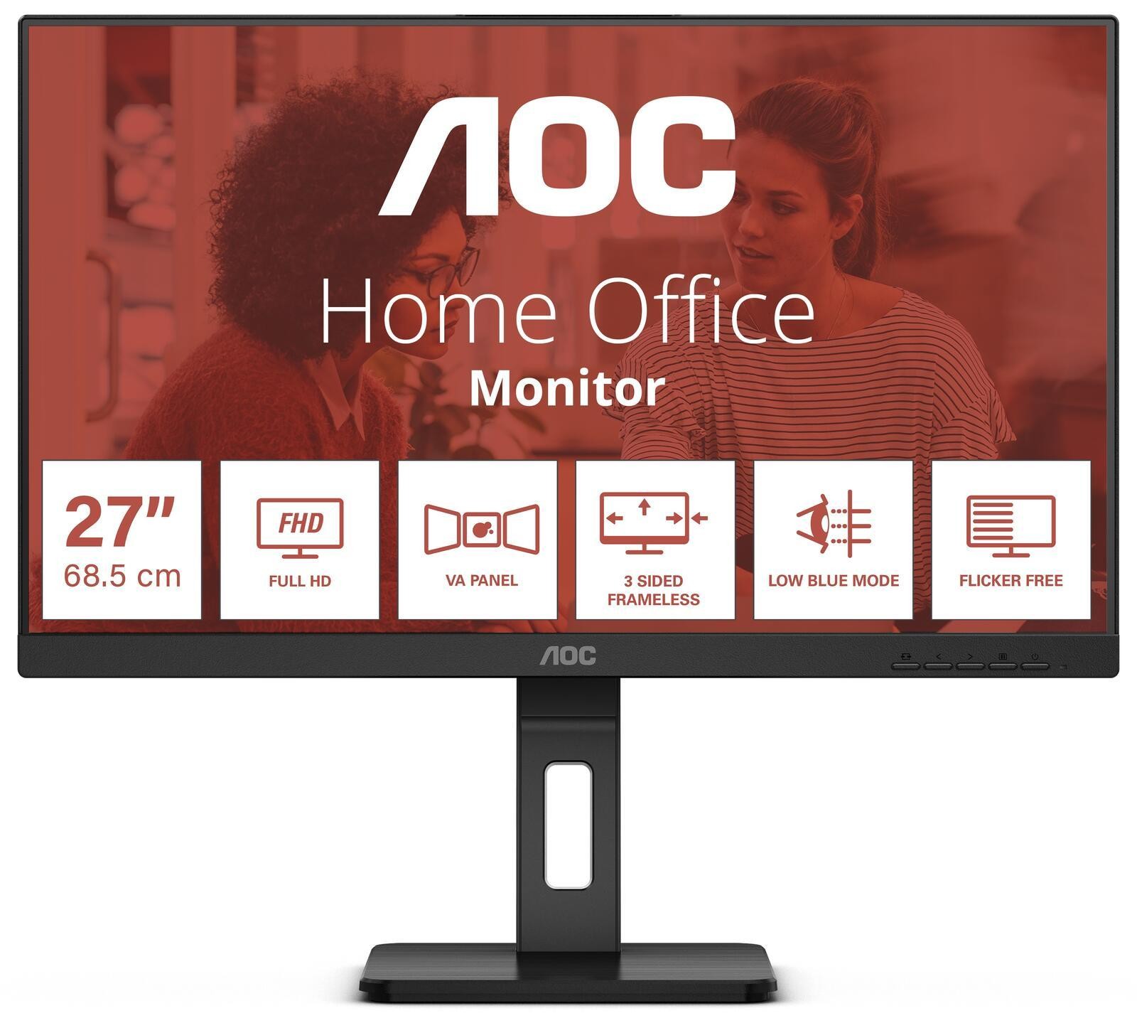 AOC E3 27E3QAF computer monitor 68.6 cm (27") 1920 x 1080 pixels Full