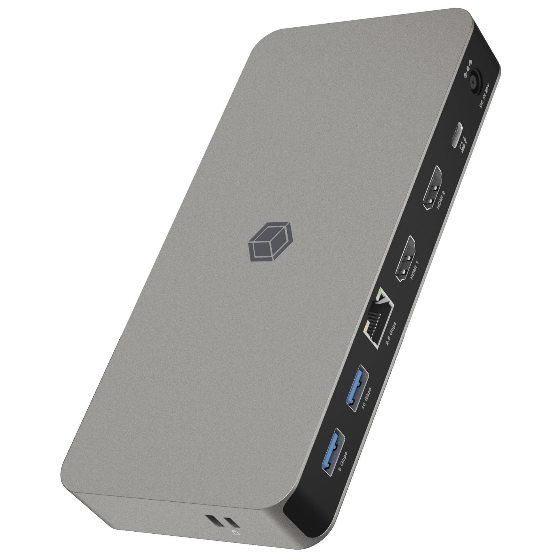 ICY BOX 10-in-1 USB4 Type-C DockingStation with dual video output -