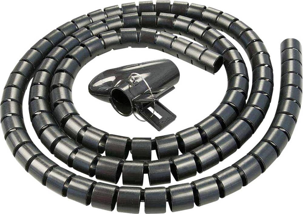 LINDY 40581 19 Zoll Kabelschlauch Schwarz