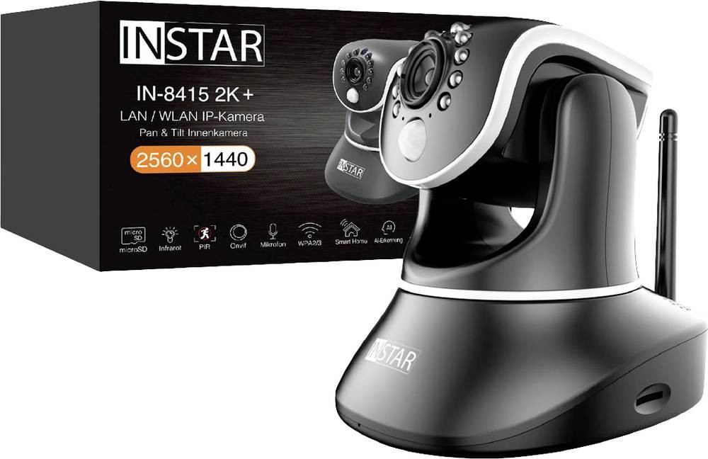 INSTAR IN-8415 2K+ POE/WLAN sw 14083 WLAN IP Überwachungskamera 2560