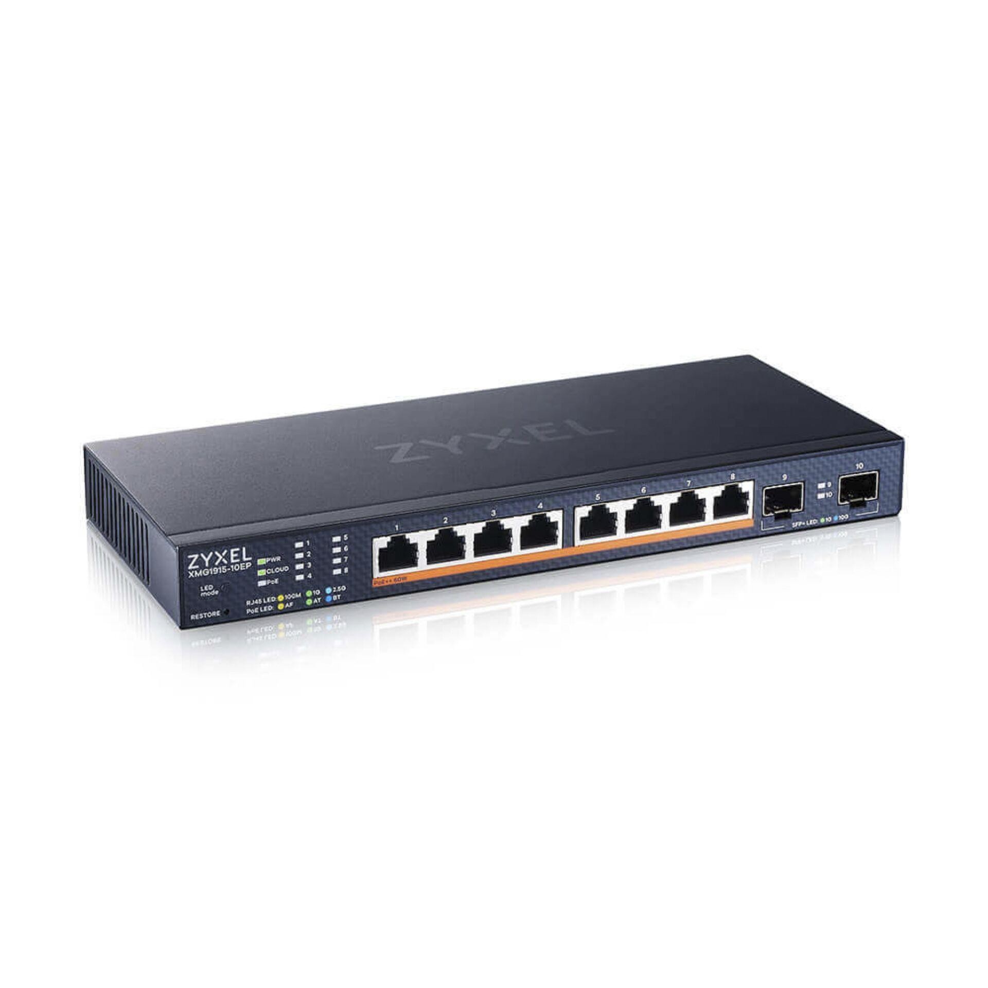 Zyxel XMG1915-10EP Managed L2 2.5G Ethernet (100/1000/2500) Power