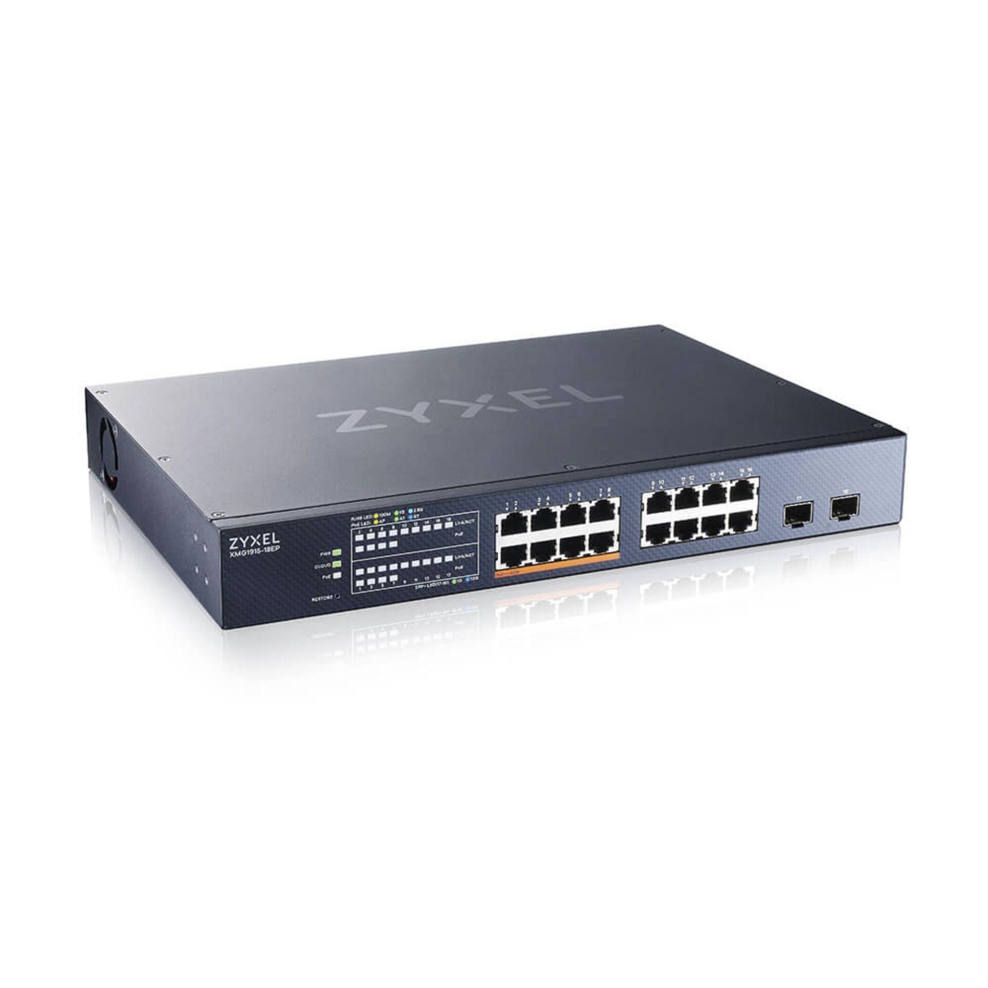 Zyxel XMG1915-18EP Géré L2 2.5G Ethernet (100/1000/2500) Connexion
