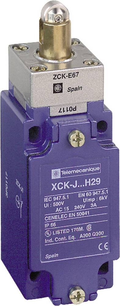 Telemecanique XCKJ167H29 XCKJ167H29 Endschalter Rollenstößel IP66 1