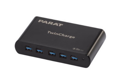 Parat 990596999 mobile device charger Laptop, Tablet Black AC Indoor -
