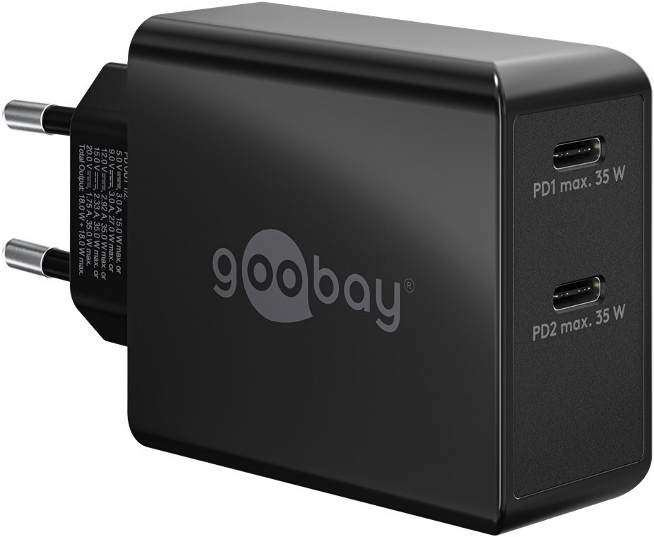 Goobay 61757 mobile device charger Digital camera, Headphones, Mobile