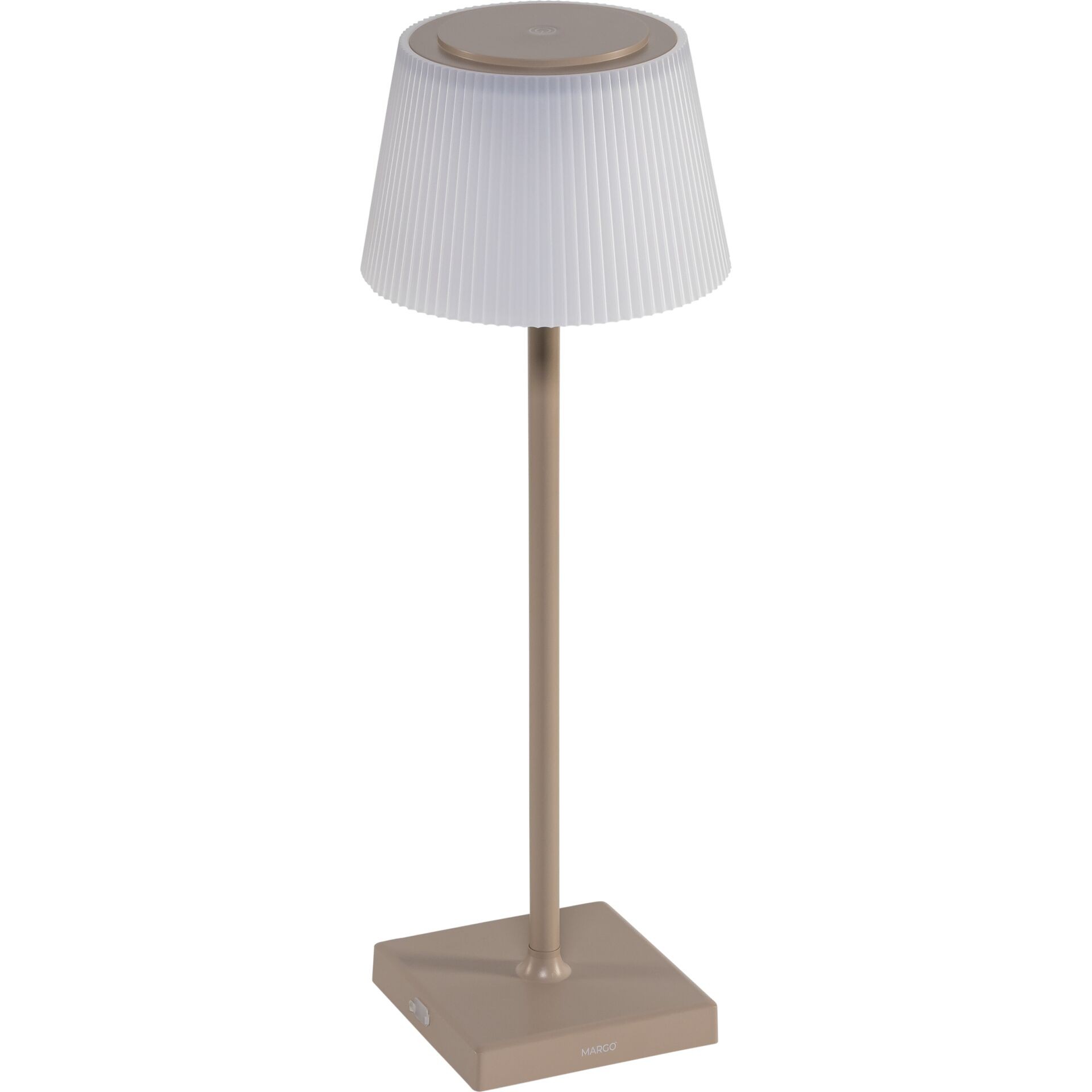 Century LED Tischlampe MARGO tortora 4W 3000K Dimm. IP54