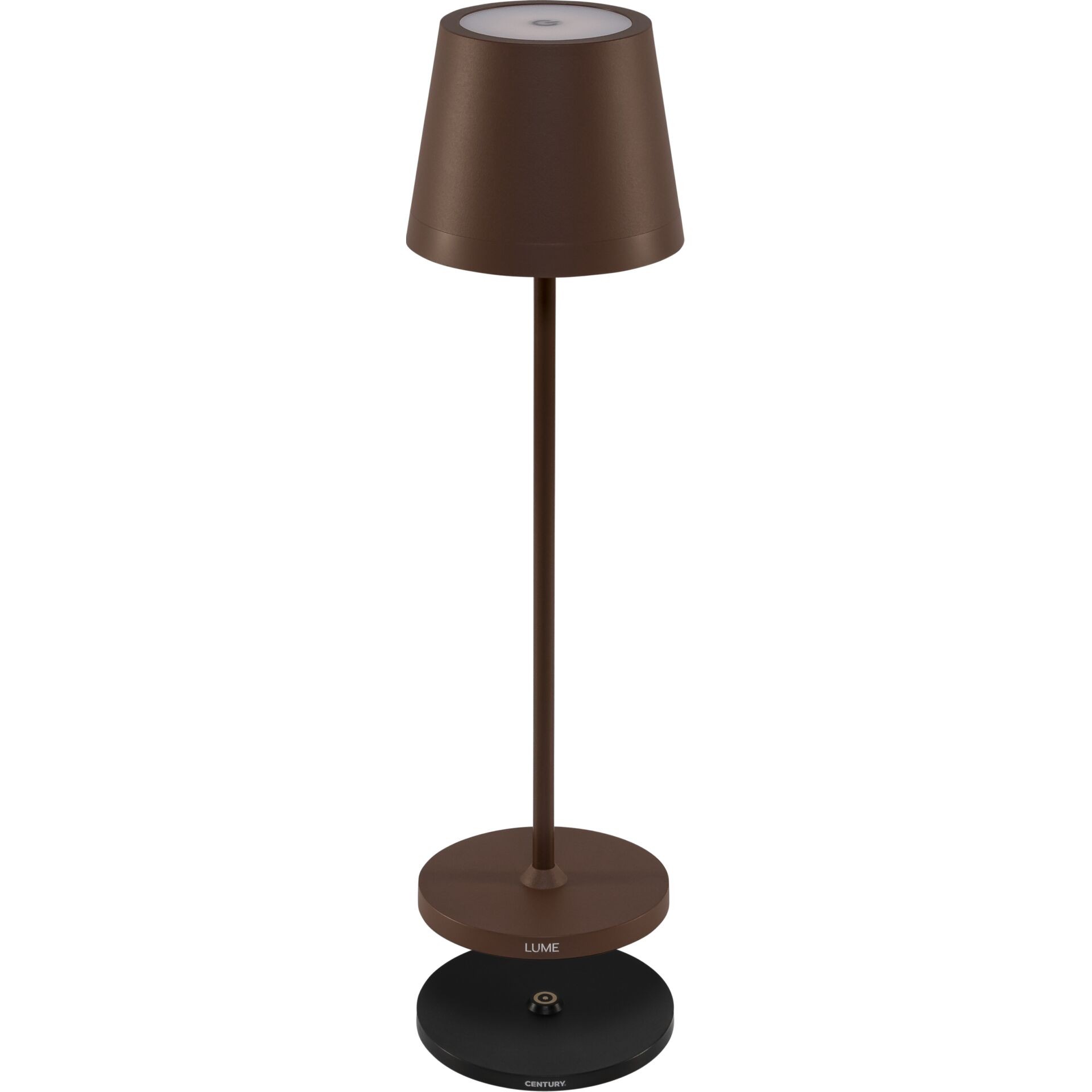 Century LED Tischlampe LUME Plus corten 2,2W 2700K Dimm. IP54