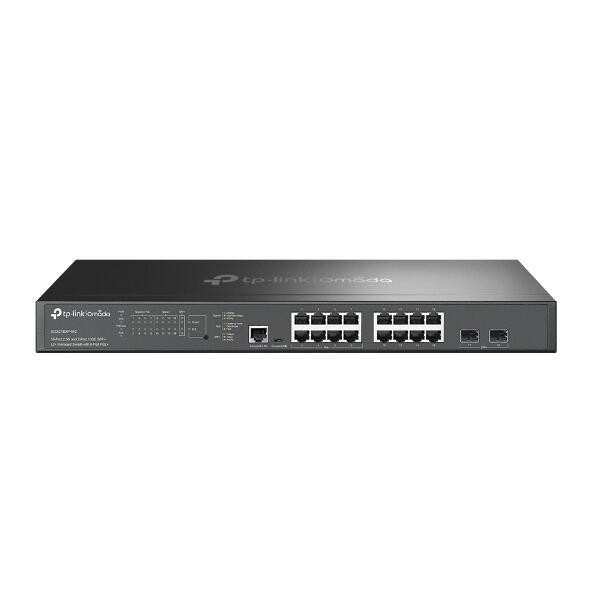 TP-Link Omada 16-Port 2.5G and 2-Port 10GE SFP+ L2+ Managed Switch