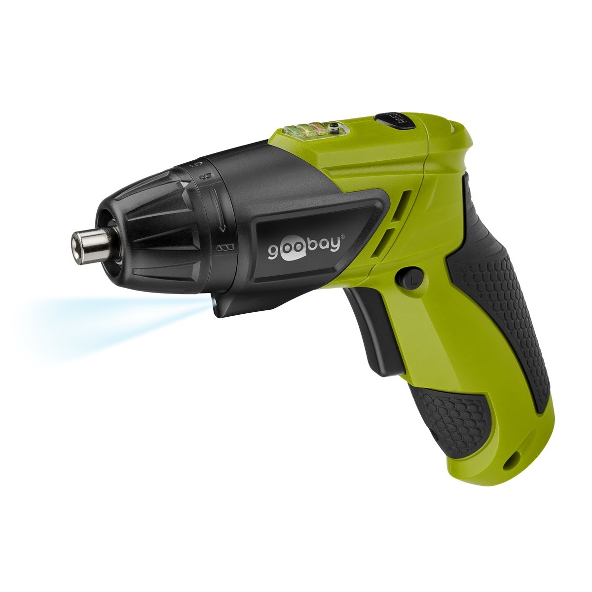 Goobay Mini Akkuschrauber 3,6 V avec LED-Leuchte Arbeitszeit max. 45