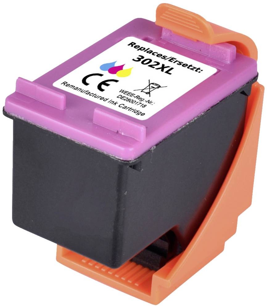 Renkforce Druckerpatrone ersetzt HP 302XL, F6U67AE Kompatibel Color