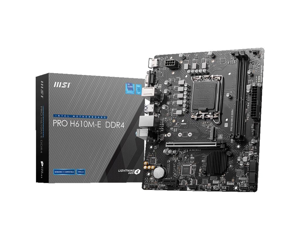 1700 MSI H610M-E PRO mATX D4