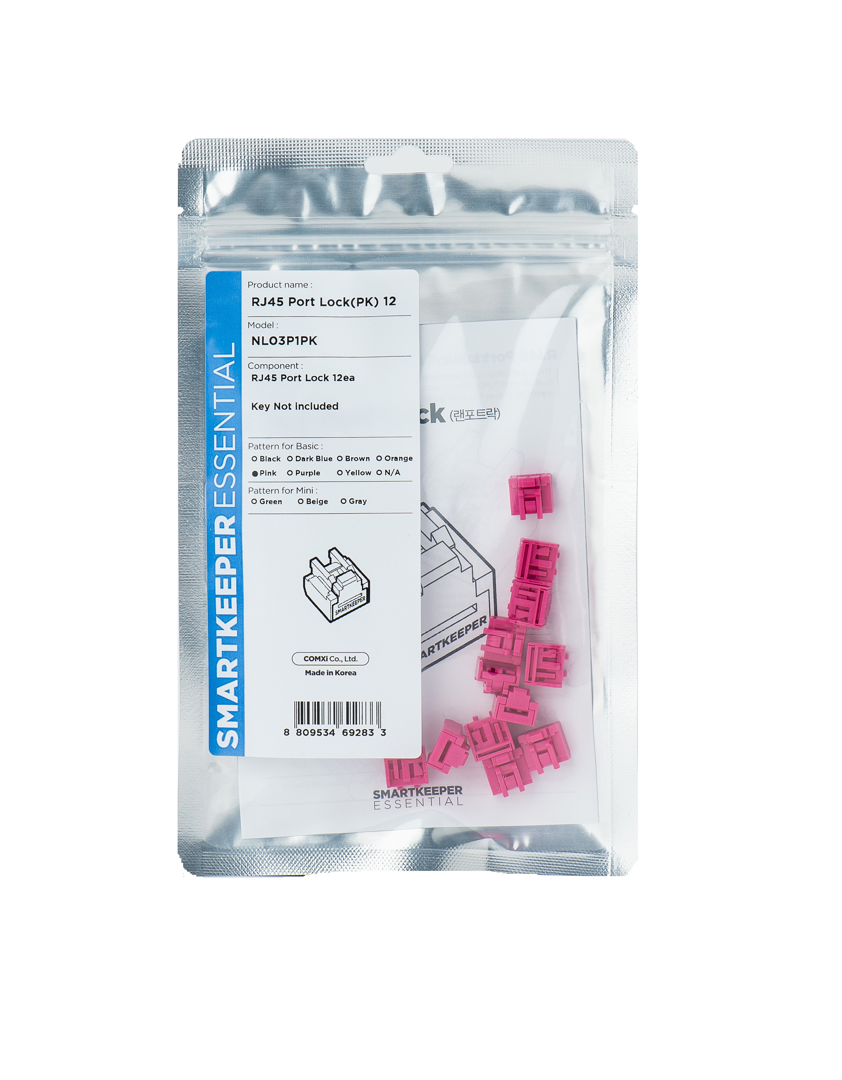 Smartkeeper NL03P1PK port blocker RJ-45 Pink 1 pc(s) - Smartkeeper