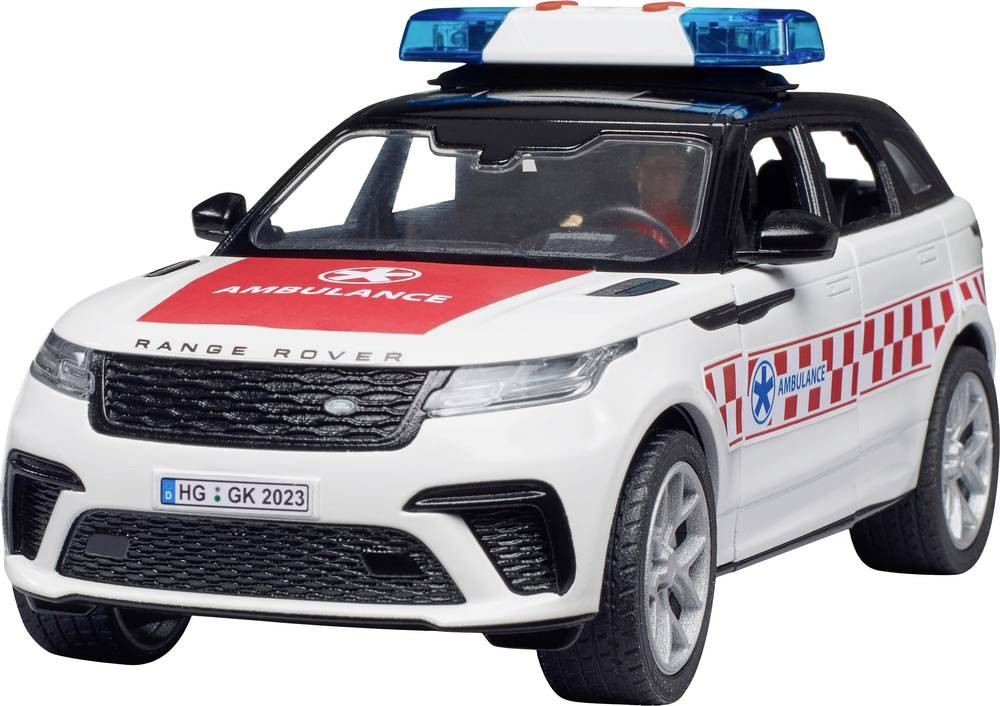 Bruder Einsatzfahrzeug Modell Velar Notarzt Fertigmodell PKW Modell