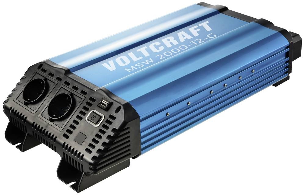 VOLTCRAFT voltage converter MSW 2000-12-G 2000W 12 V/DC - 230 V/AC