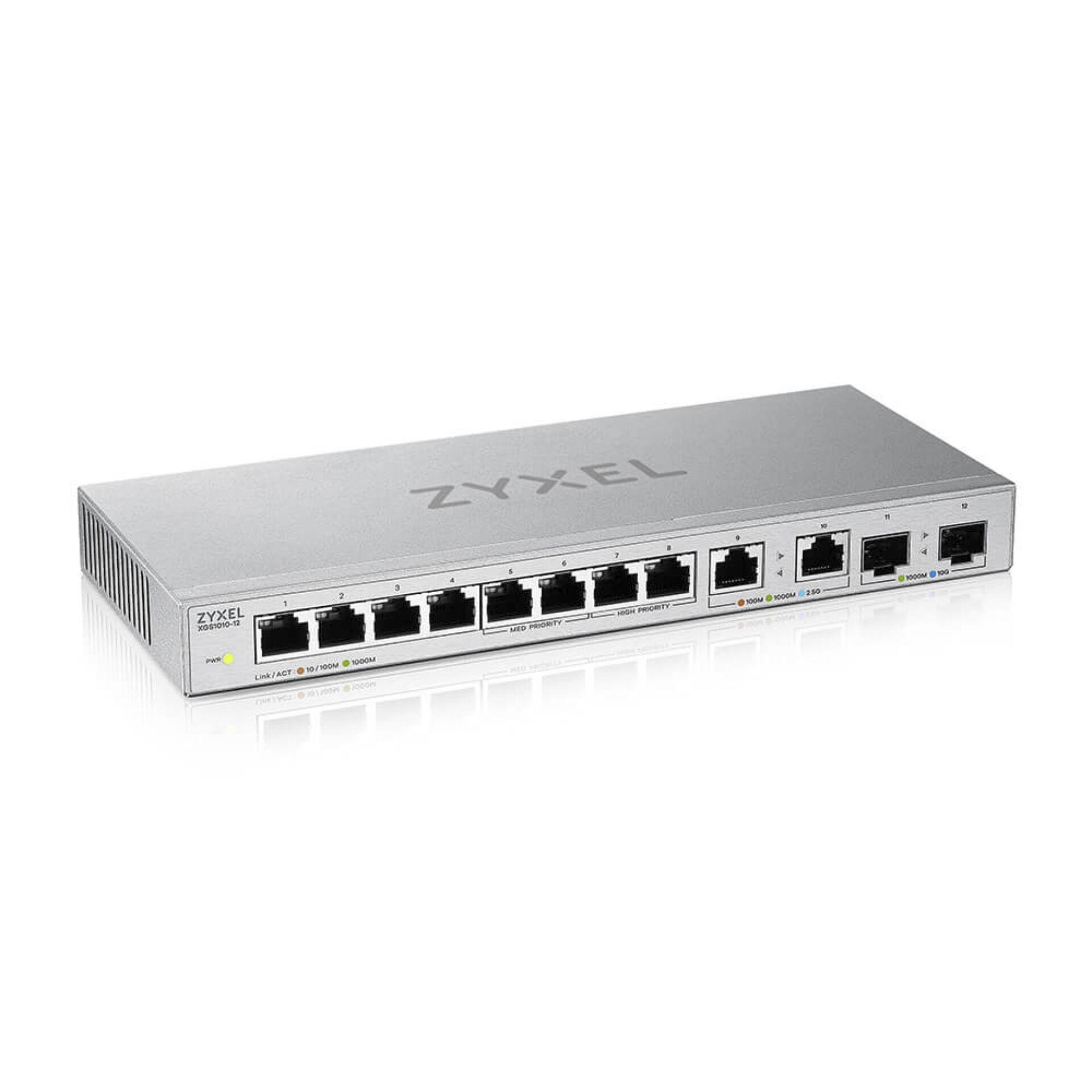 Zyxel XGS1010-12-ZZ0102F network switch Unmanaged Gigabit Ethernet (