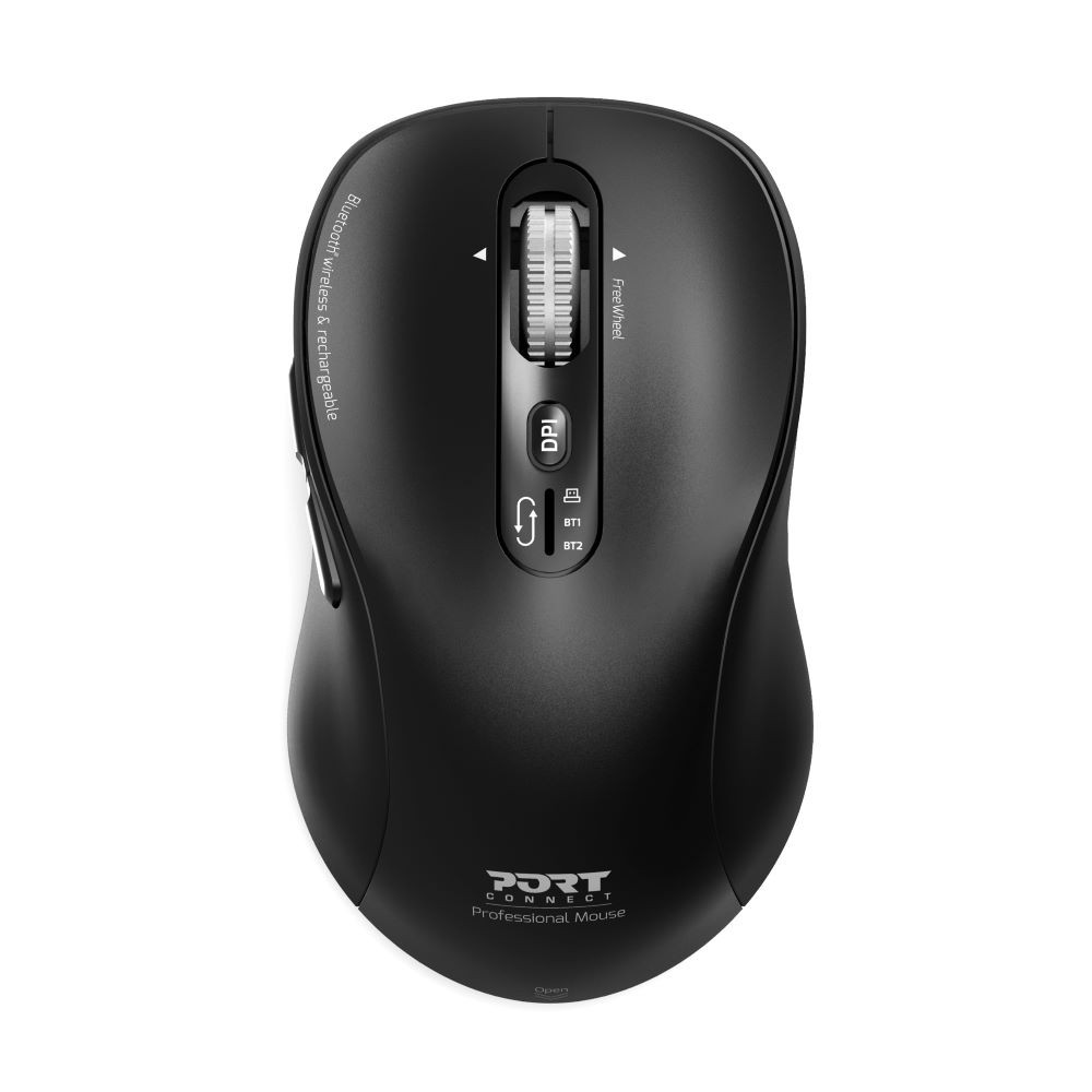 Port Designs 900707C souris Maison Droitier RF sans fil + Bluetooth