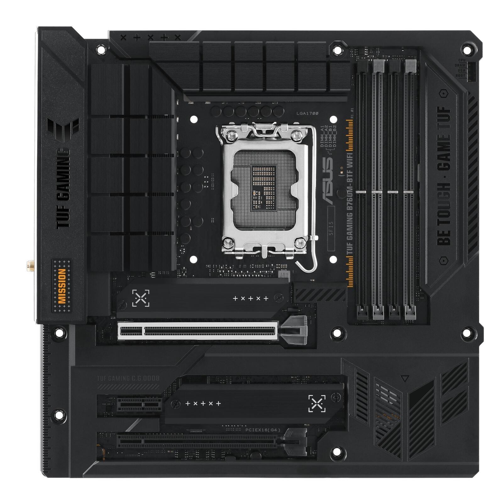 ASUS TUF GAMING B760M-BTF WIFI (Intel.1700.DDR5.mATX)