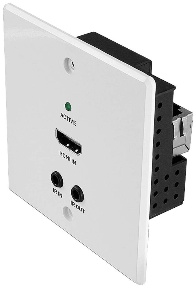 Lindy Plaque murale UK extender HDBaseT Cat.6 HDMI 4K60, IR & RS-232,