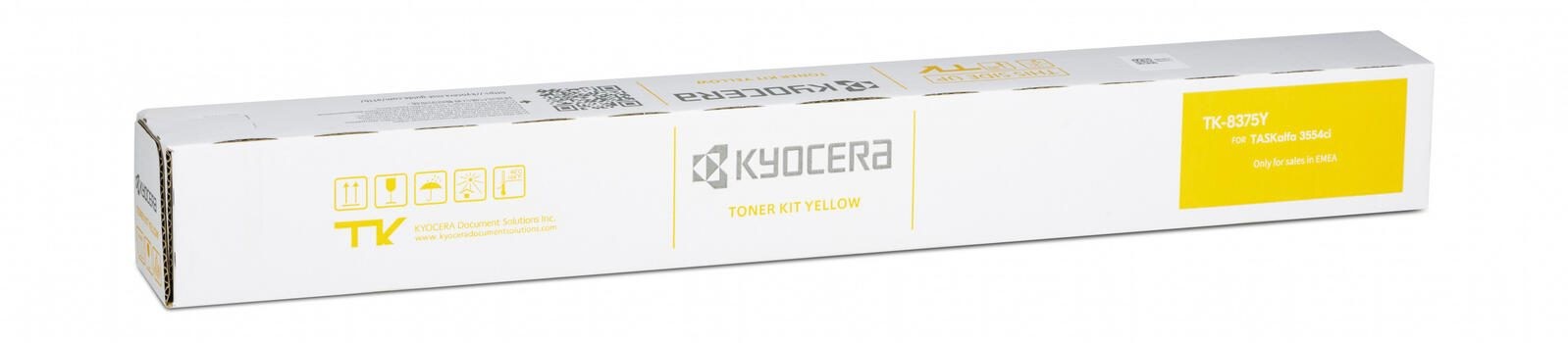 KYOCERA TK-8375Y toner cartridge 1 pc(s) Original Yellow - KYOCERA TK-
