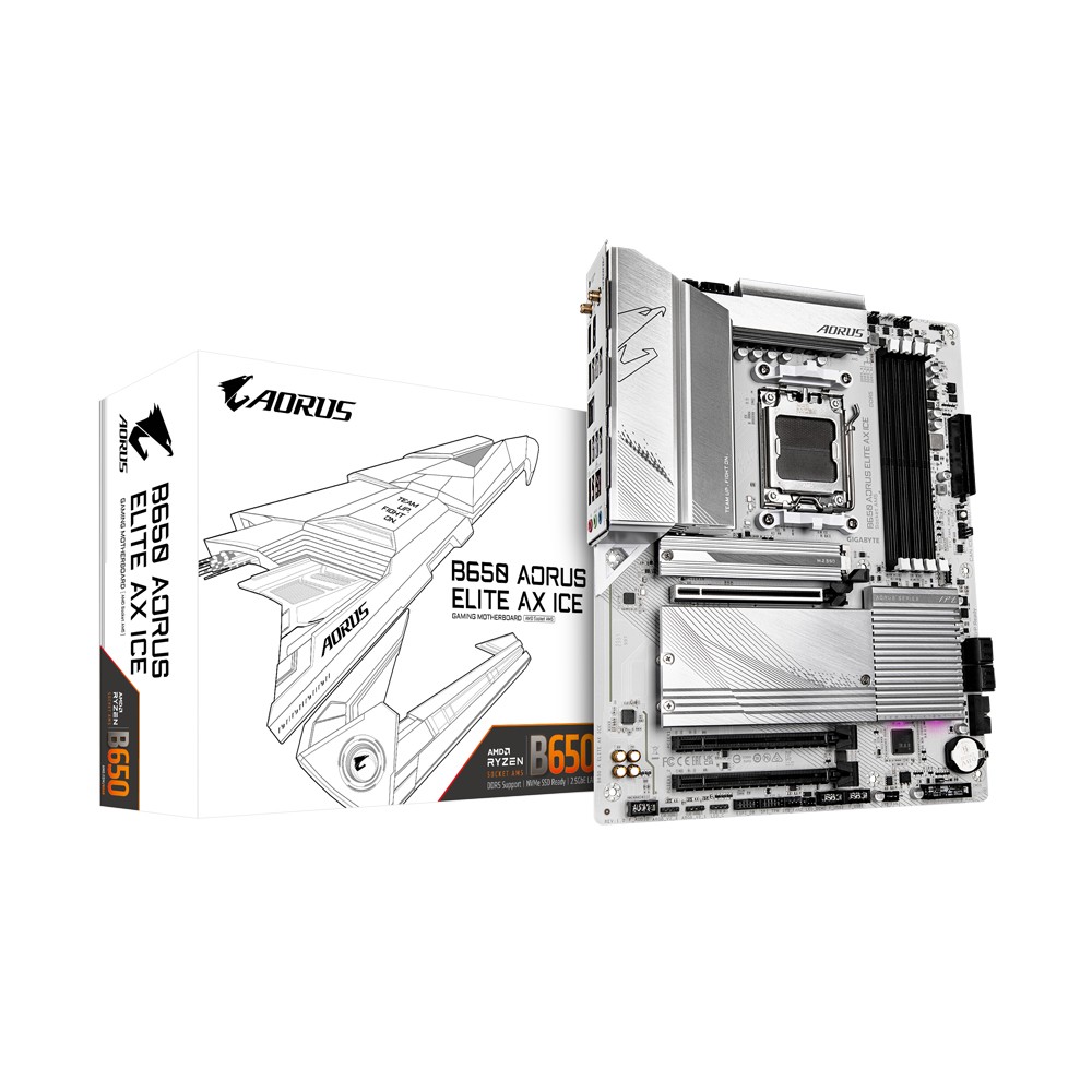 GIGABYTE B650 AORUS Elite AX ICE Mainboard Sockel AM5