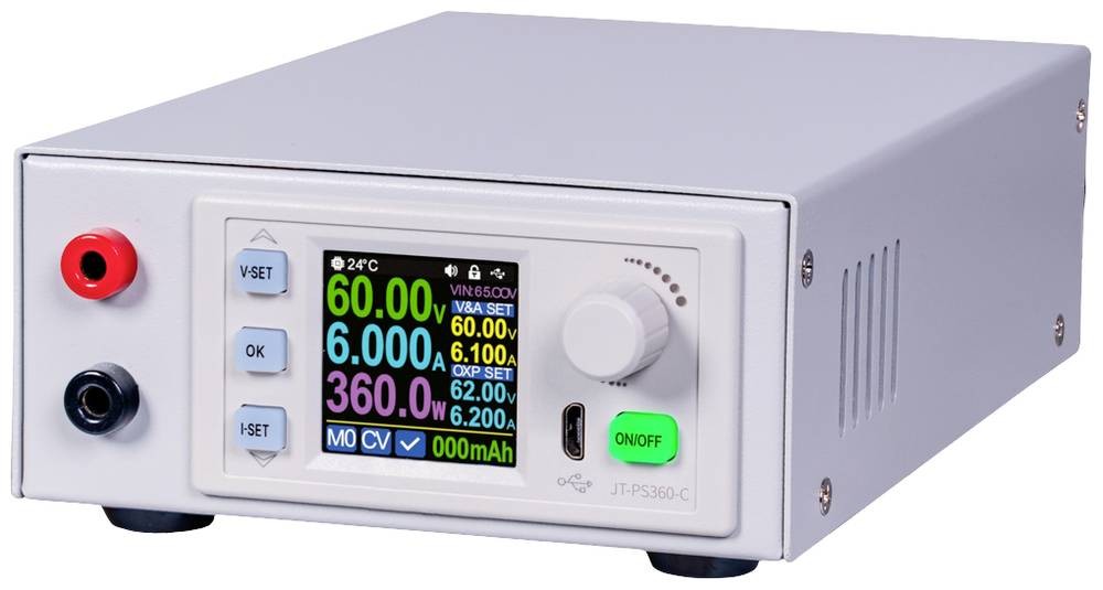 Joy-it JT-PC360-C Labornetzgerät, einstellbar 0 - 60 V 0 - 6 A 360 W