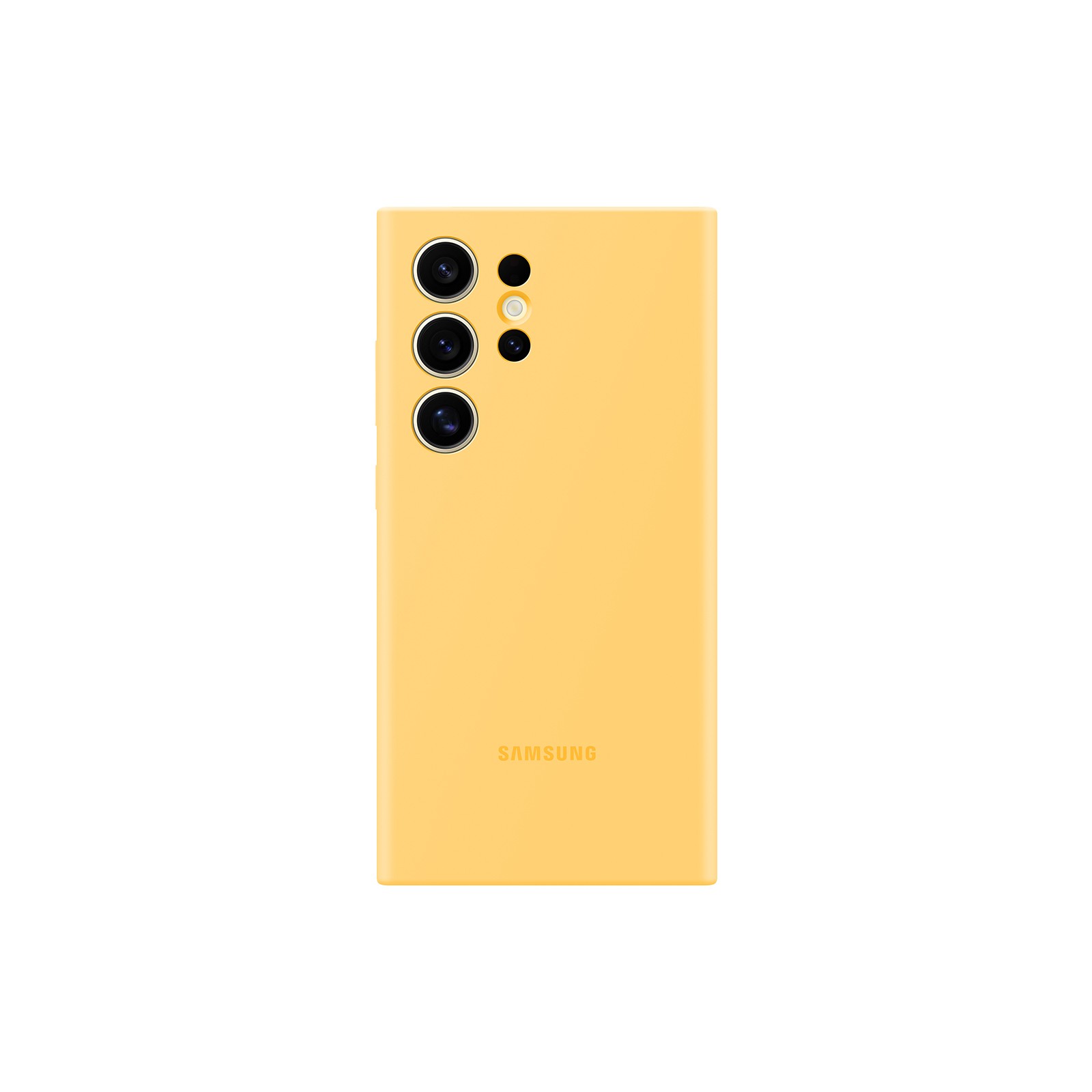 Samsung Silicone Case Yellow mobile phone case 17.3 cm (6.8") Cover -