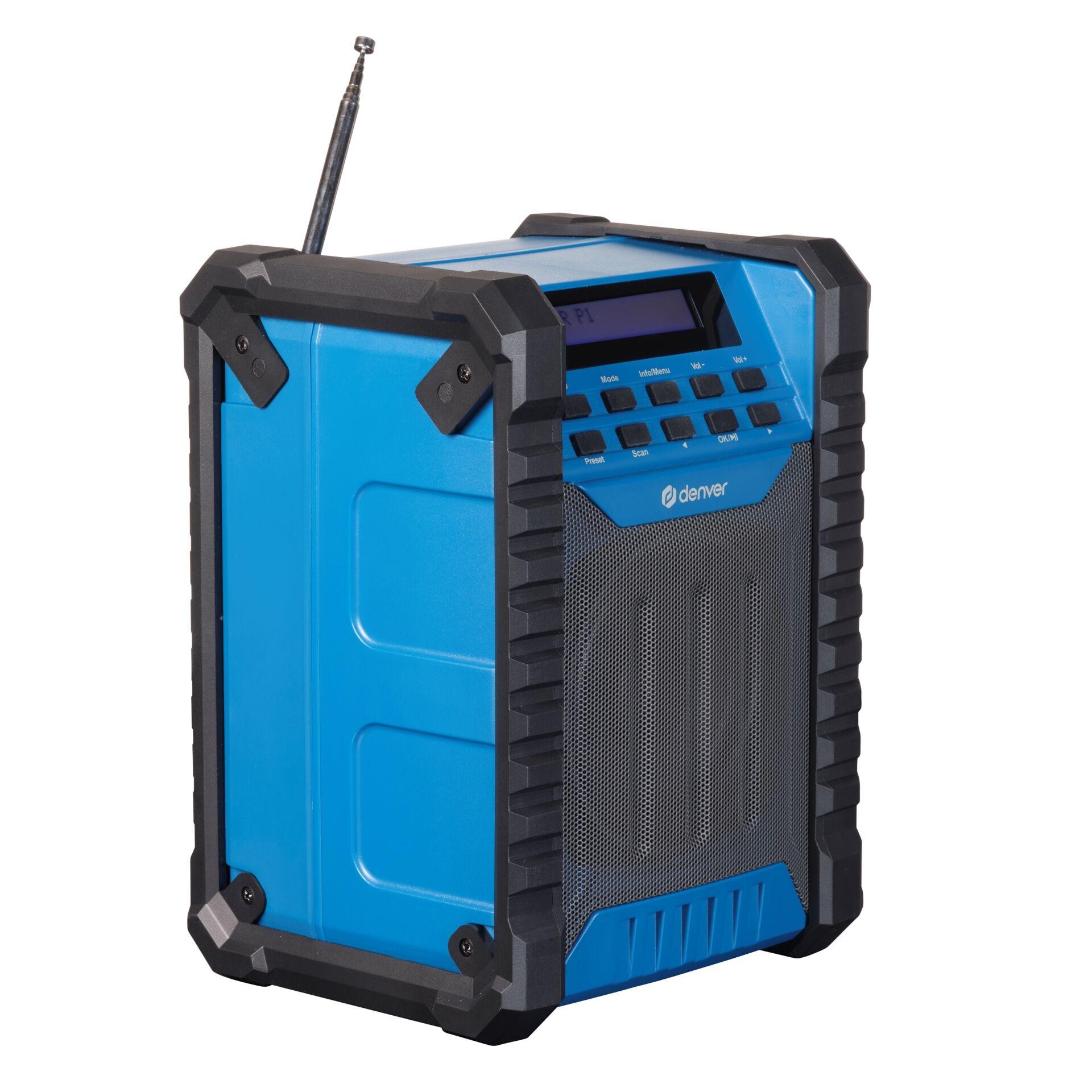 Denver WRD-60 radio Portable Black, Blue - Denver WRD-60, Portable,